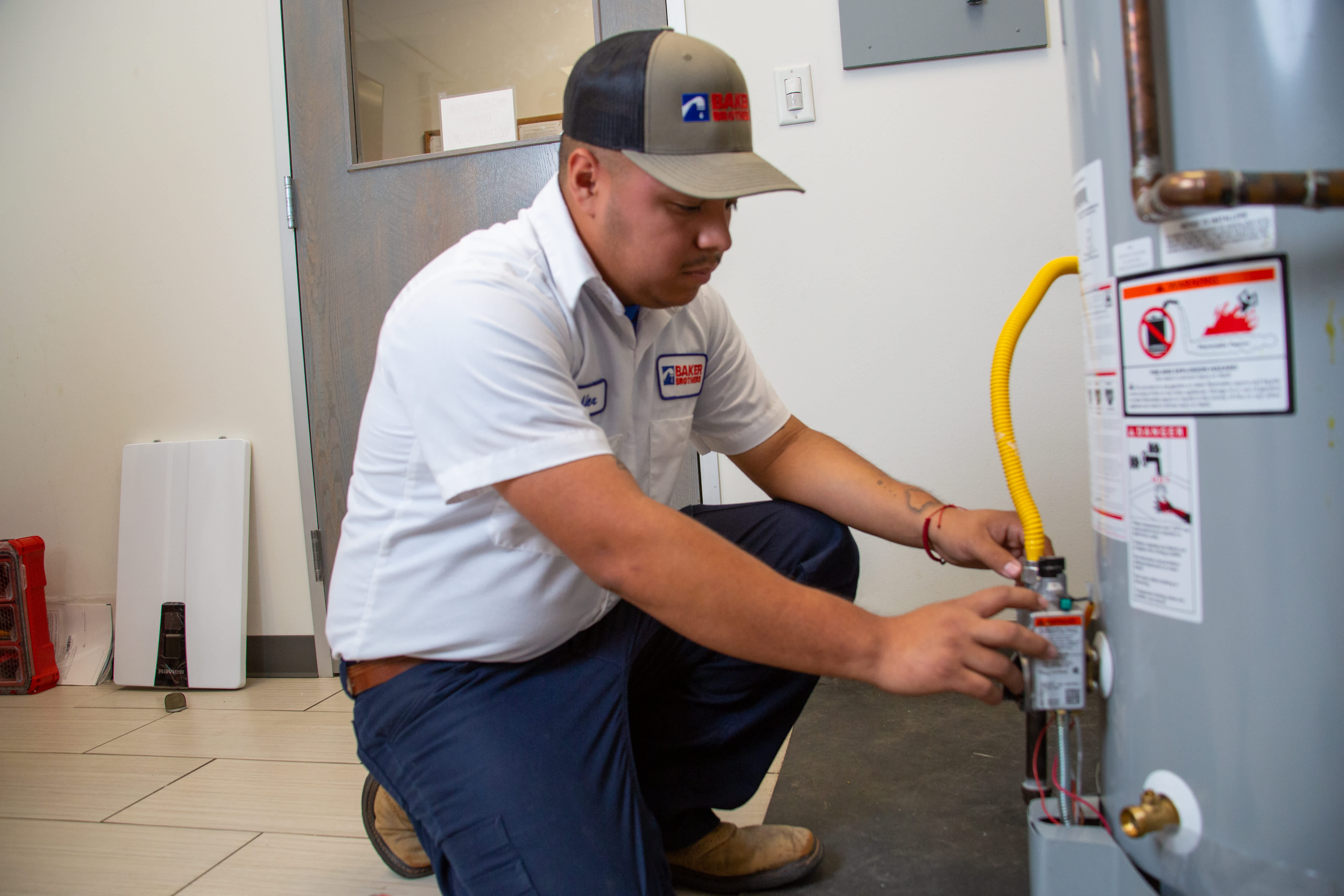 Trust Baker Brothers for expert plumbing services, where professionalism and quality meet.