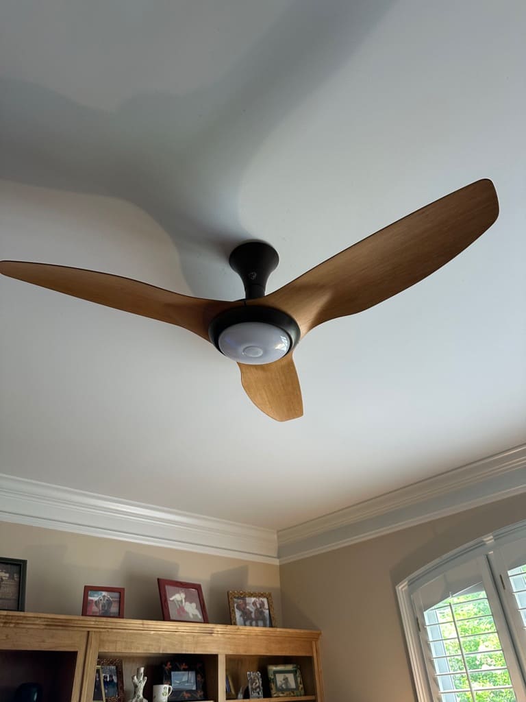 Experience the blend of functionality and style with Aardvark Electric's expert ceiling fan installations.