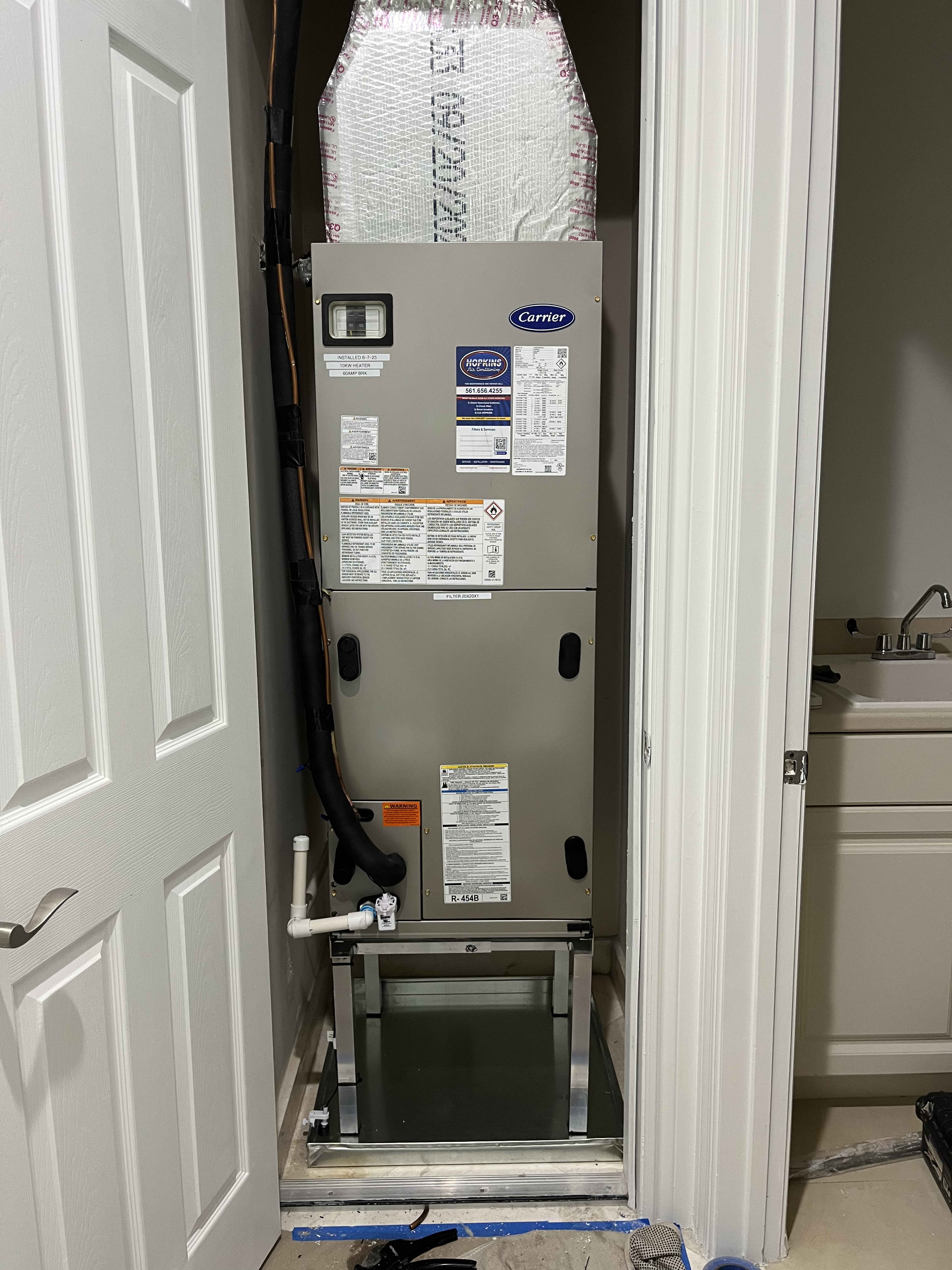 Experience exceptional HVAC installation with Hopkins Air Conditioning, where quality and professionalism come first.