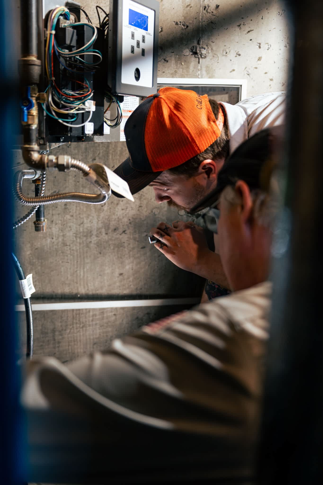 Focused craftsmanship and careful inspection highlight Lloyd Plumbing, Heating, Air, Electrical’s commitment to reliable service and safety.