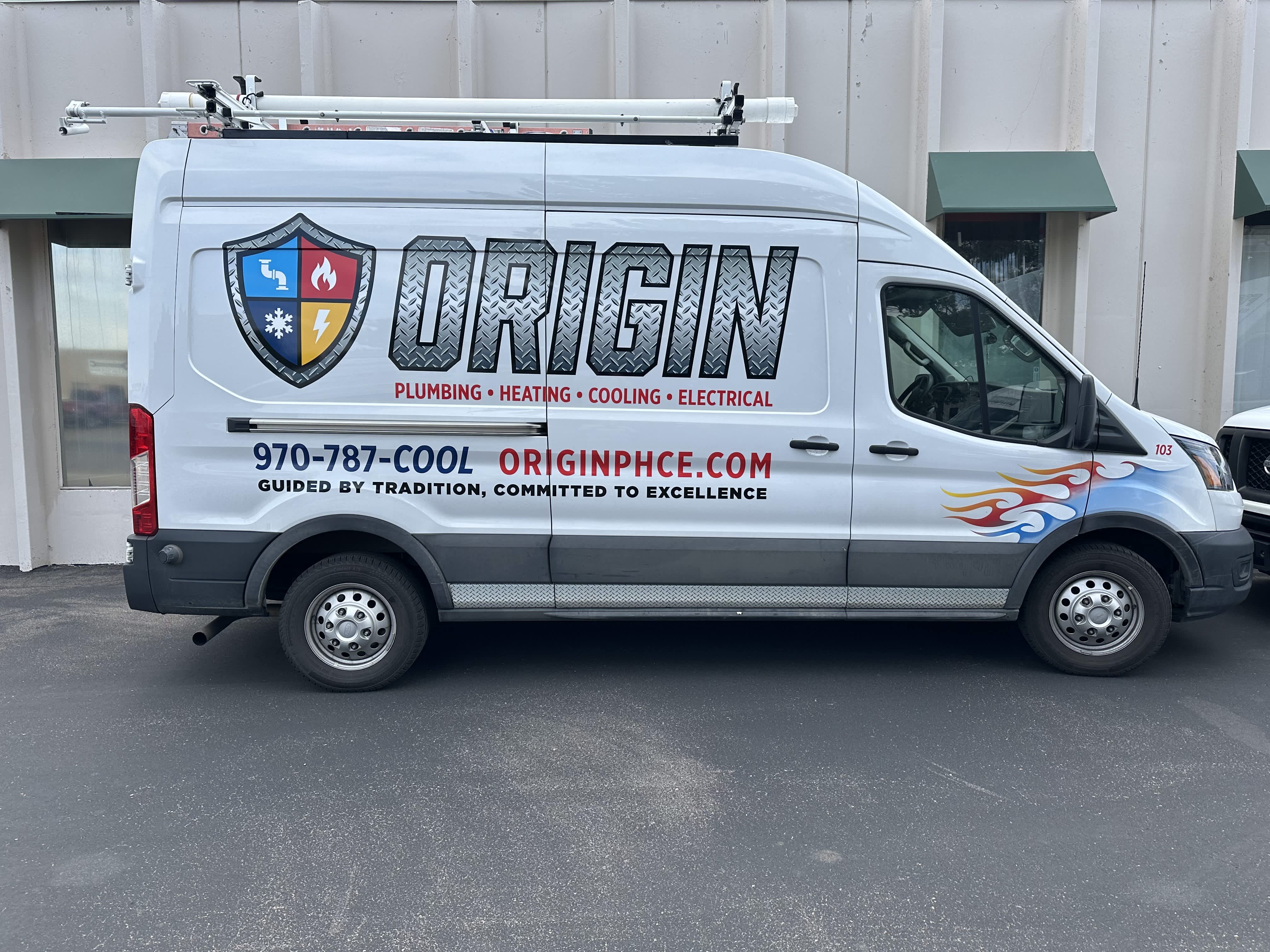 Origin Plumbing Heating Cooling Electrical: Guided by Tradition, Committed to Excellence. Contact us at 970-787-COOL!