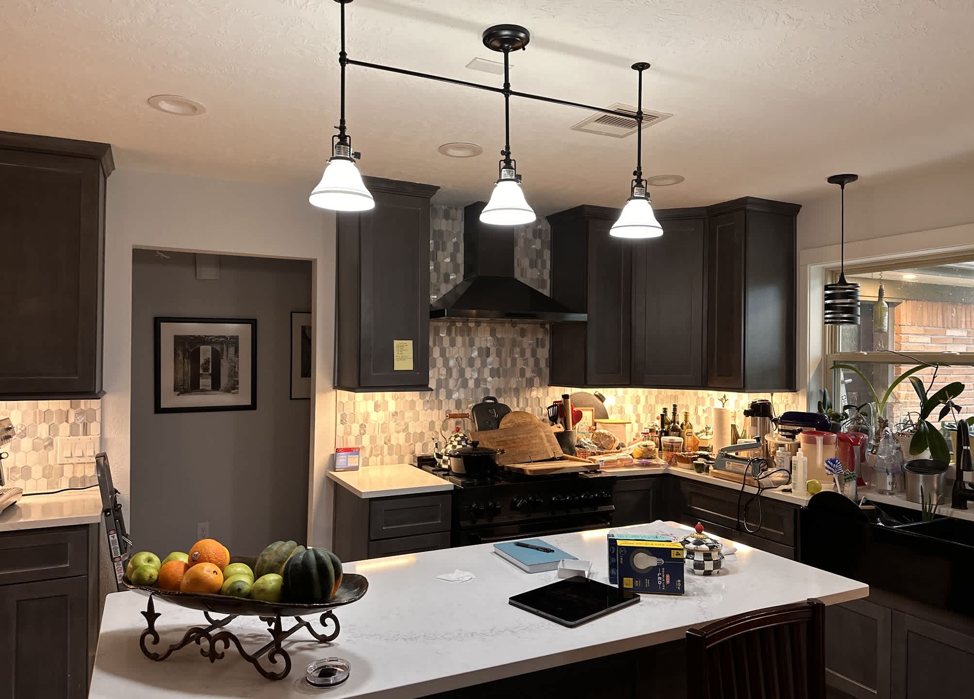 Showcasing careful installation and bright, functional lighting, Abacus Plumbing, Air Conditioning & Electrical delivers kitchen upgrades that look great and perform reliably.