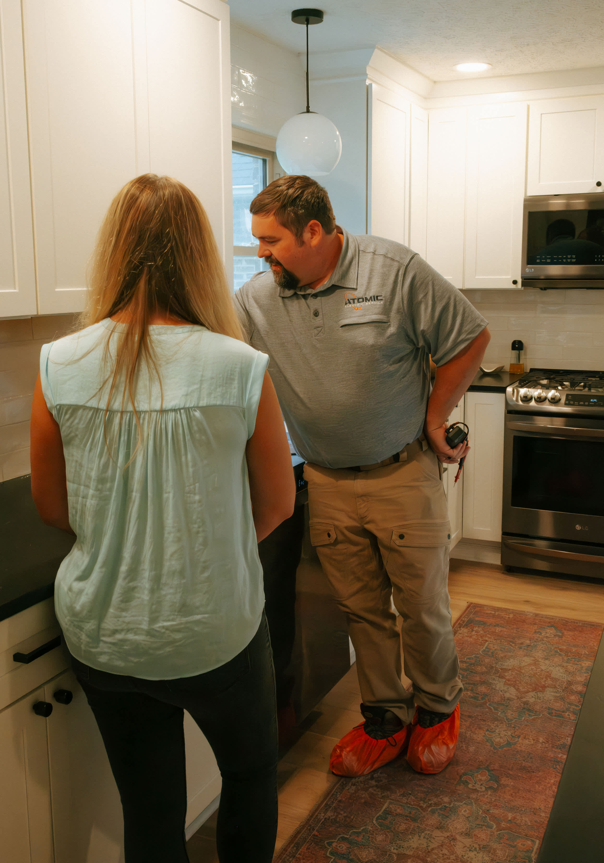 Atomic Electric Service Inc. brings expertise and a personal touch to every visit, ensuring your home's electrical system is both safe and efficient.