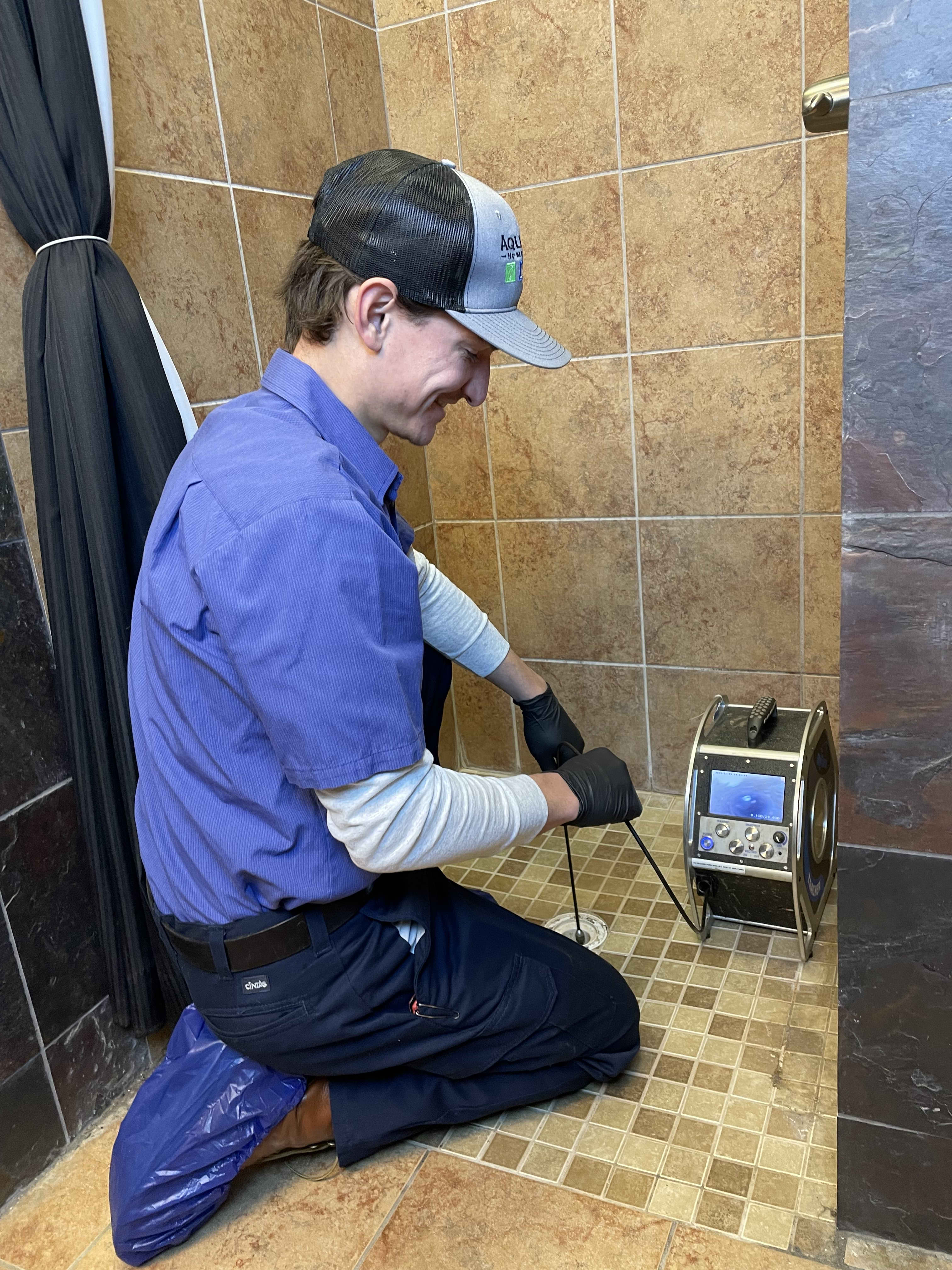 Experience exceptional plumbing inspection services with Aquarius Home Services.