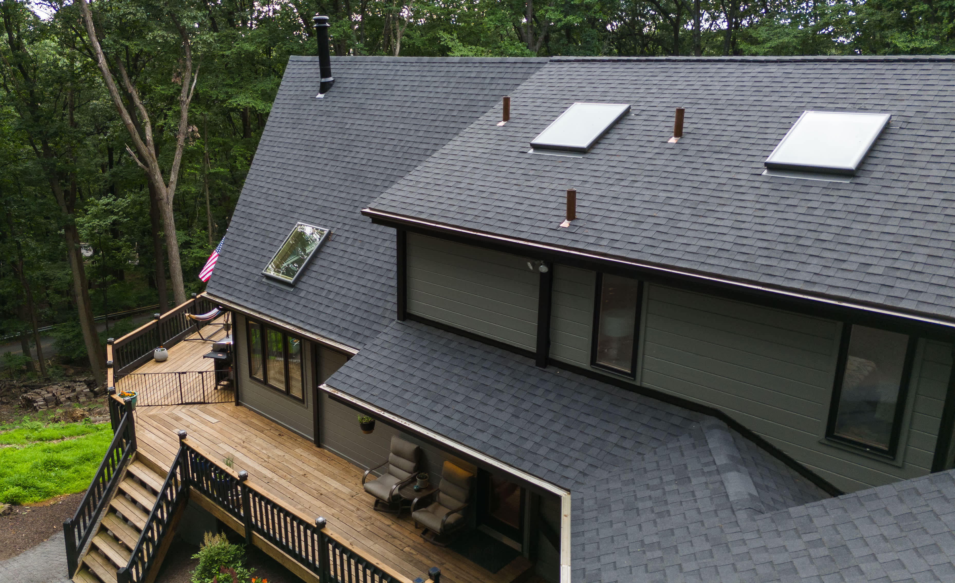 Enhance your home with quality roofing and skylight installations by Mast Roofing & Construction.