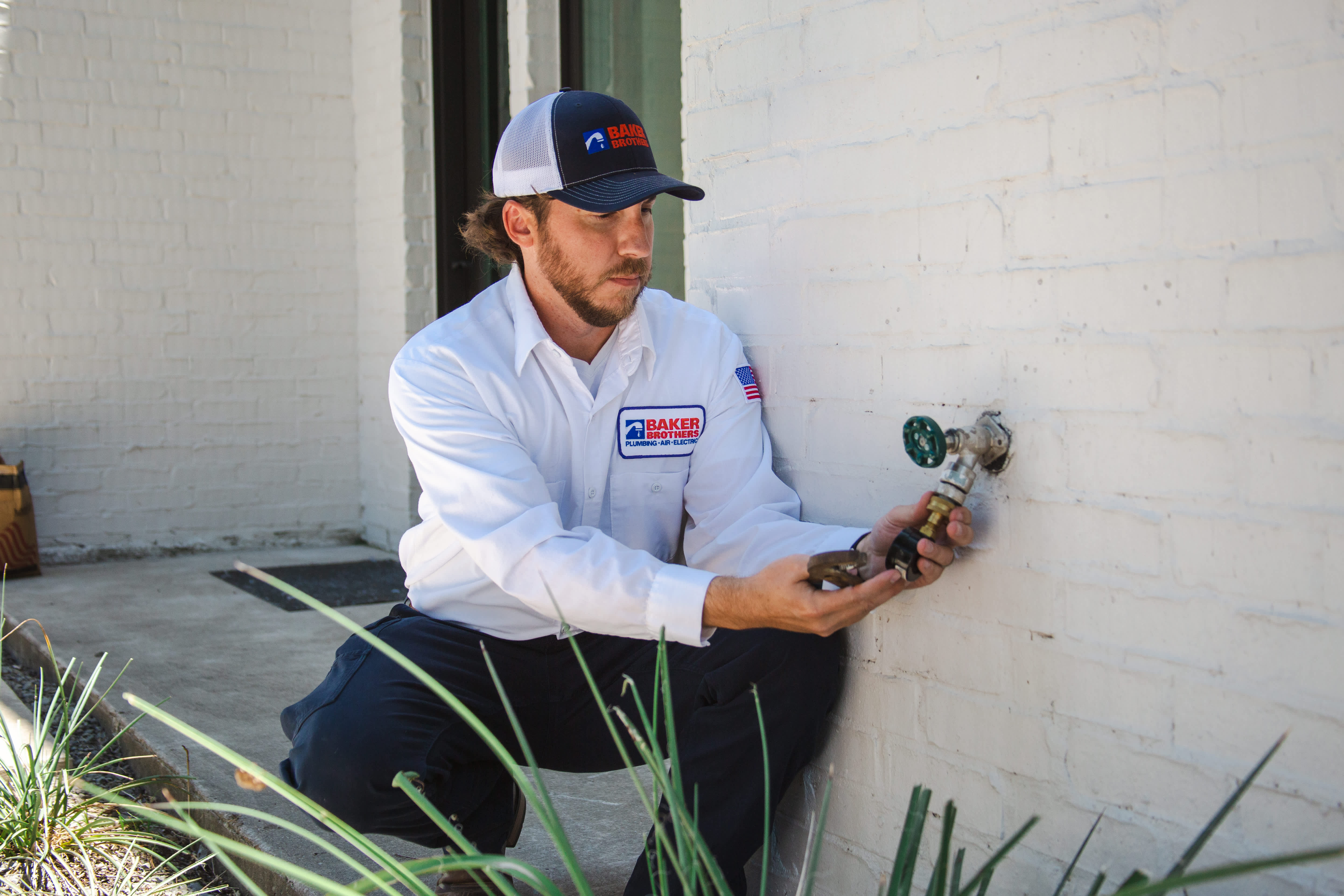 Experience professional plumbing services with Baker Brothers Plumbing, Air & Electric, where quality and customer satisfaction are guaranteed.