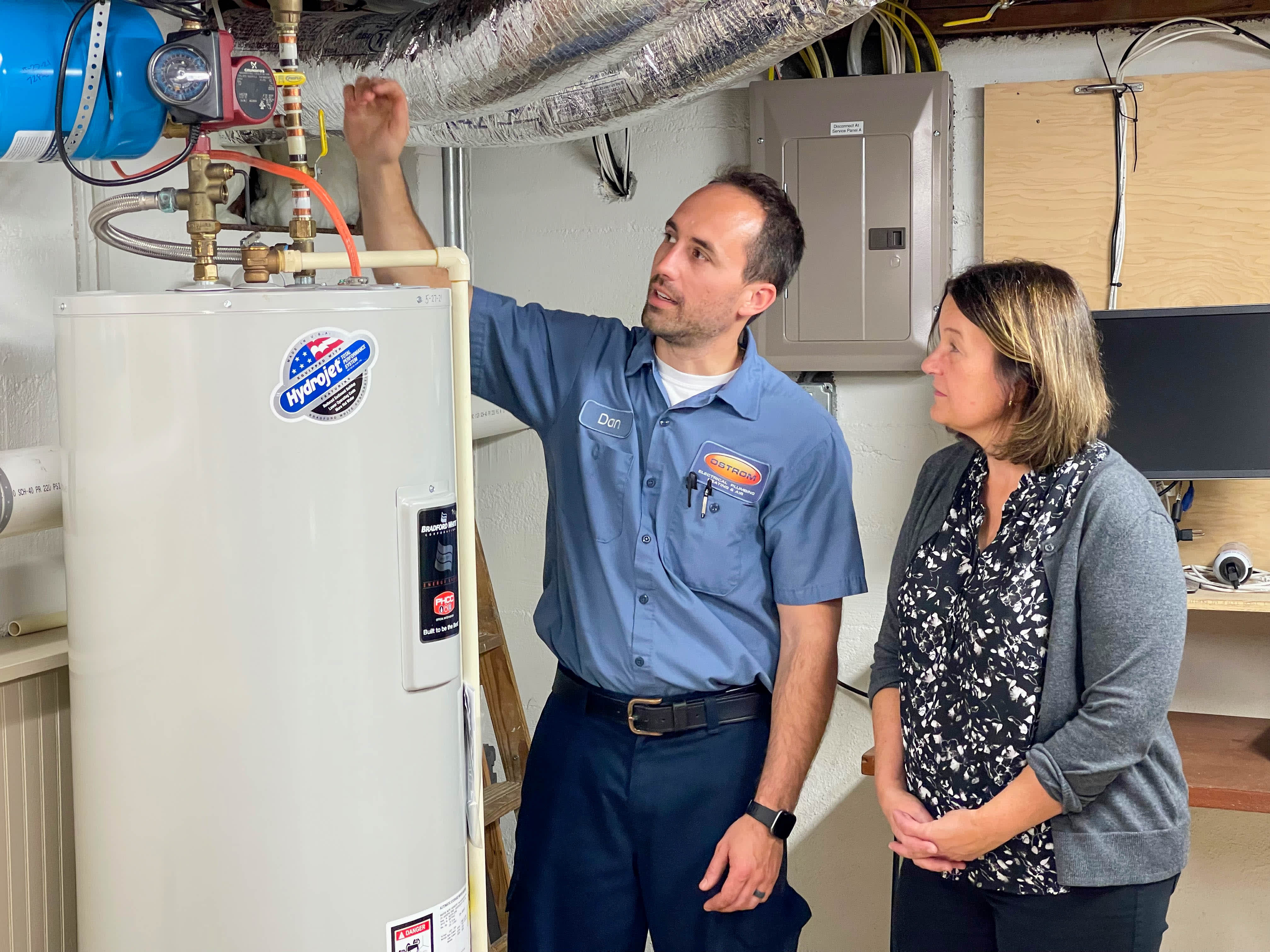 Experience top-notch customer service and professional expertise with Ostrom Electrical Plumbing Heating & Air Conditioning.