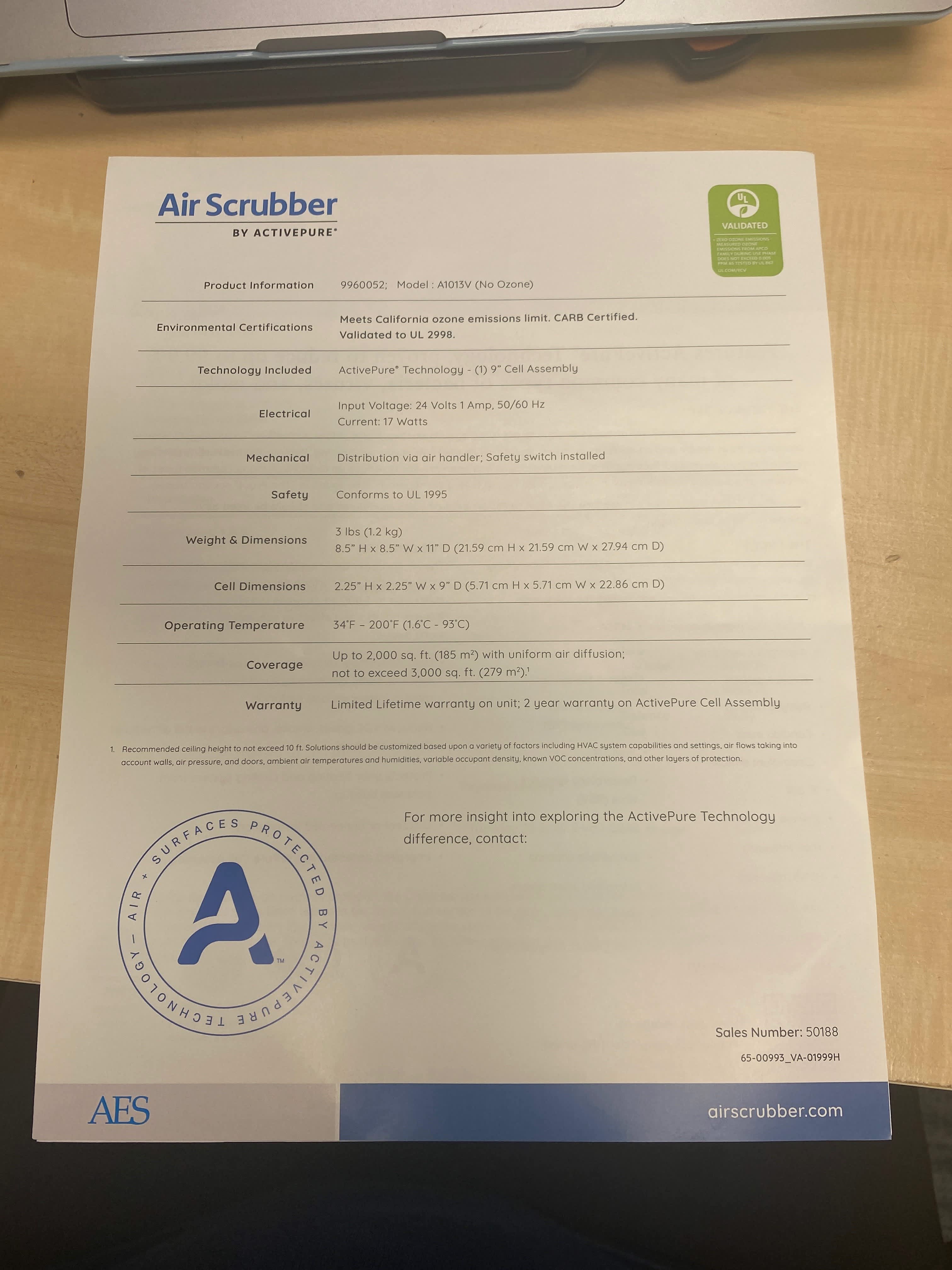 Discover the innovative air cleaning technology of Belle Air's ActivePure Air Scrubber, designed for efficient and safe environments.