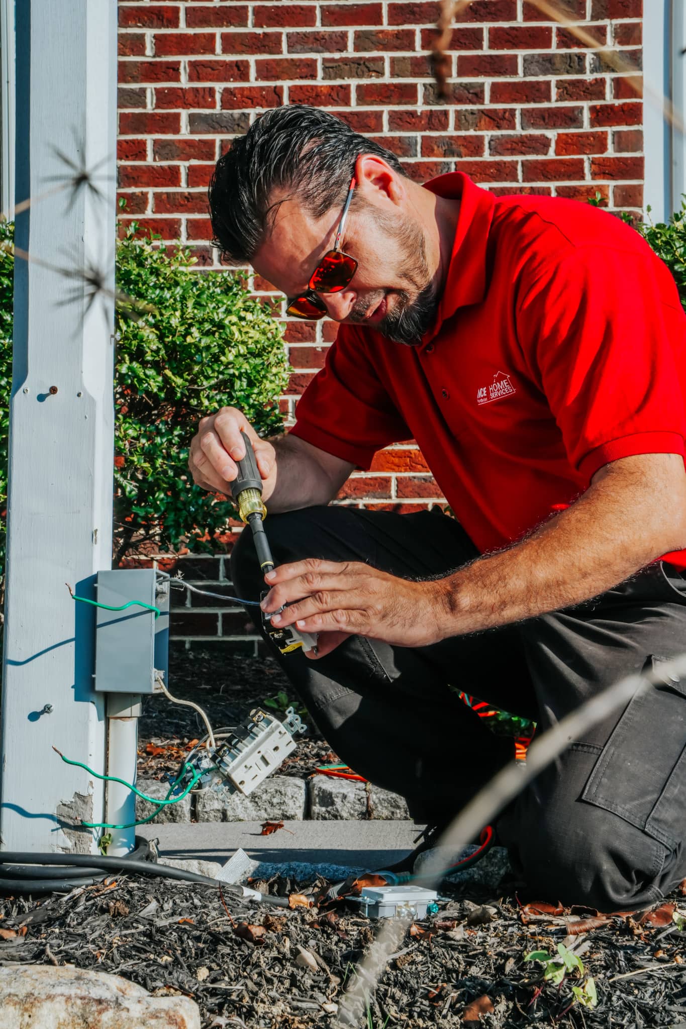 Skilled technicians from Parrish Services deliver reliable electrical repairs with care and professionalism, ensuring safe outdoor outlets for your home.
