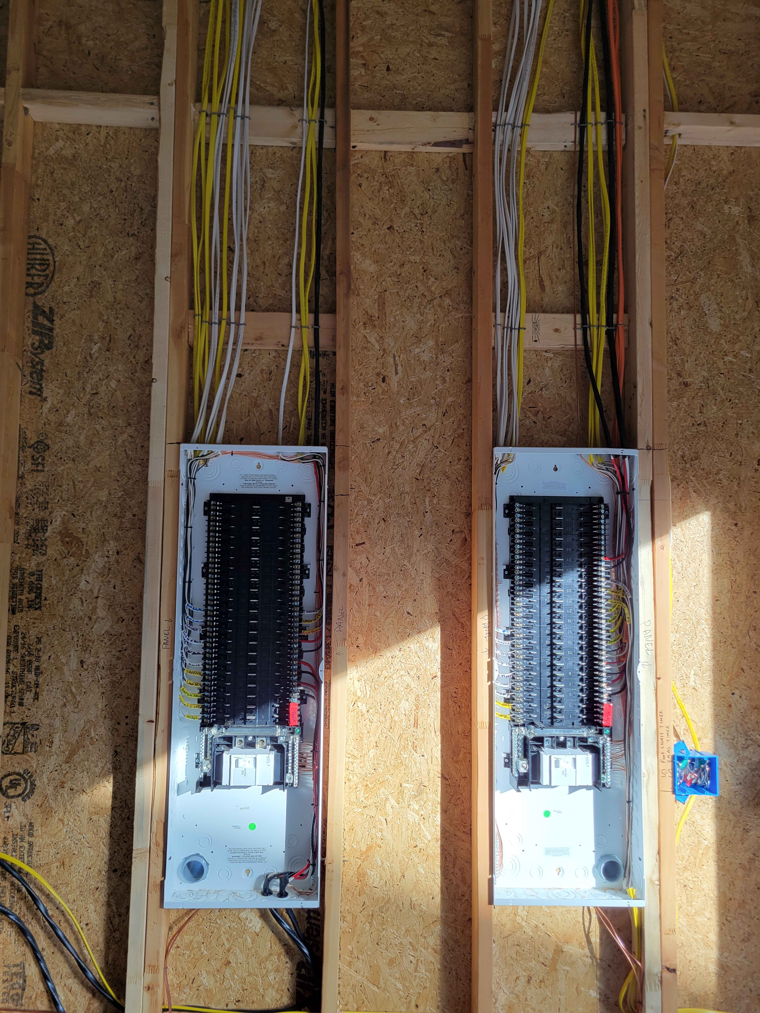 Ensure your home is powered safely and efficiently with Blue Line Electric's top-notch electrical panel installations.