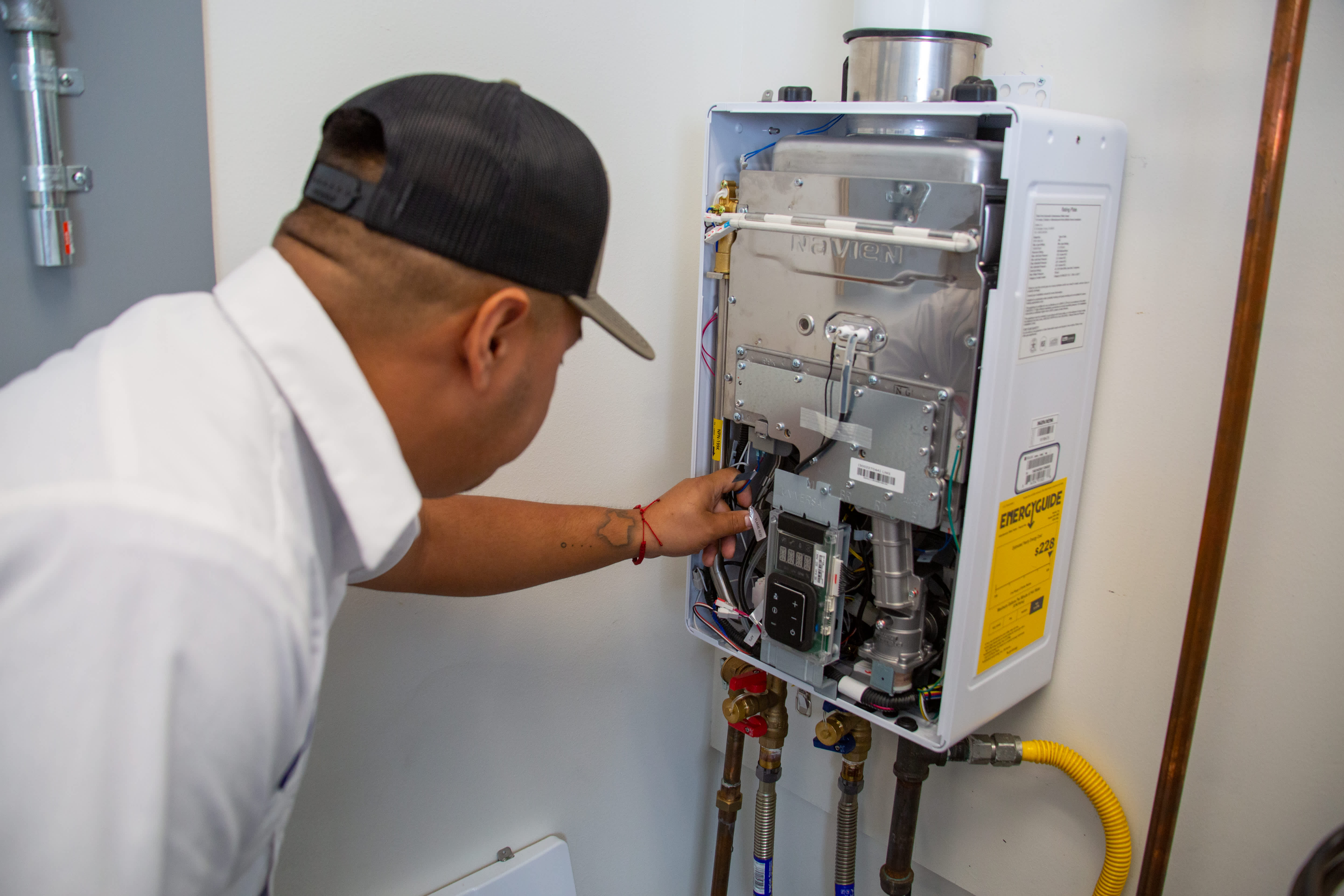 Baker Brothers Plumbing, Air & Electric ensures expert water heater servicing, focusing on quality and professionalism.