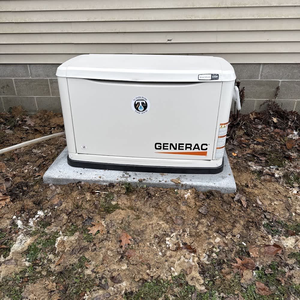 Ensure uninterrupted power with Tri-State Water Power and Air's reliable GENERAC standby generators.