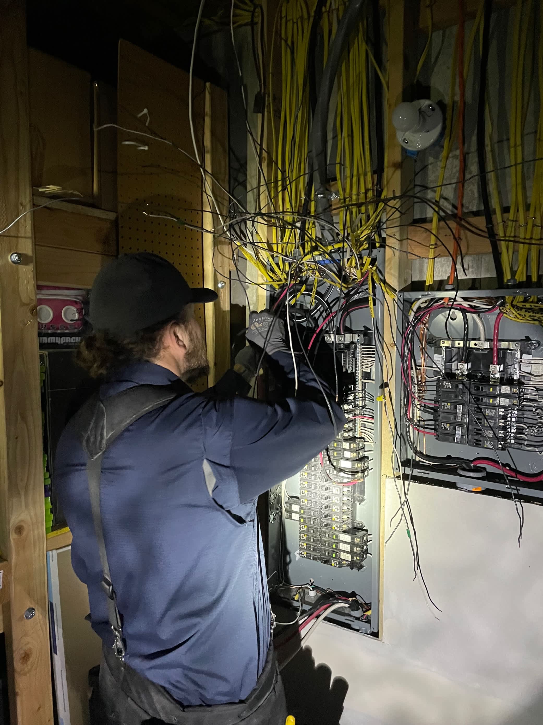 Experience the professional touch of Bell Plumbing, Heating, Cooling & Electrical with expert electrical solutions.