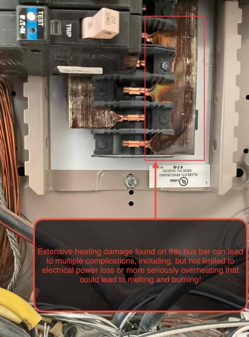 SALT Plumbing Air & Electric highlights the importance of regular electrical inspections to prevent issues like bus bar overheating, keeping your home safe and efficient.