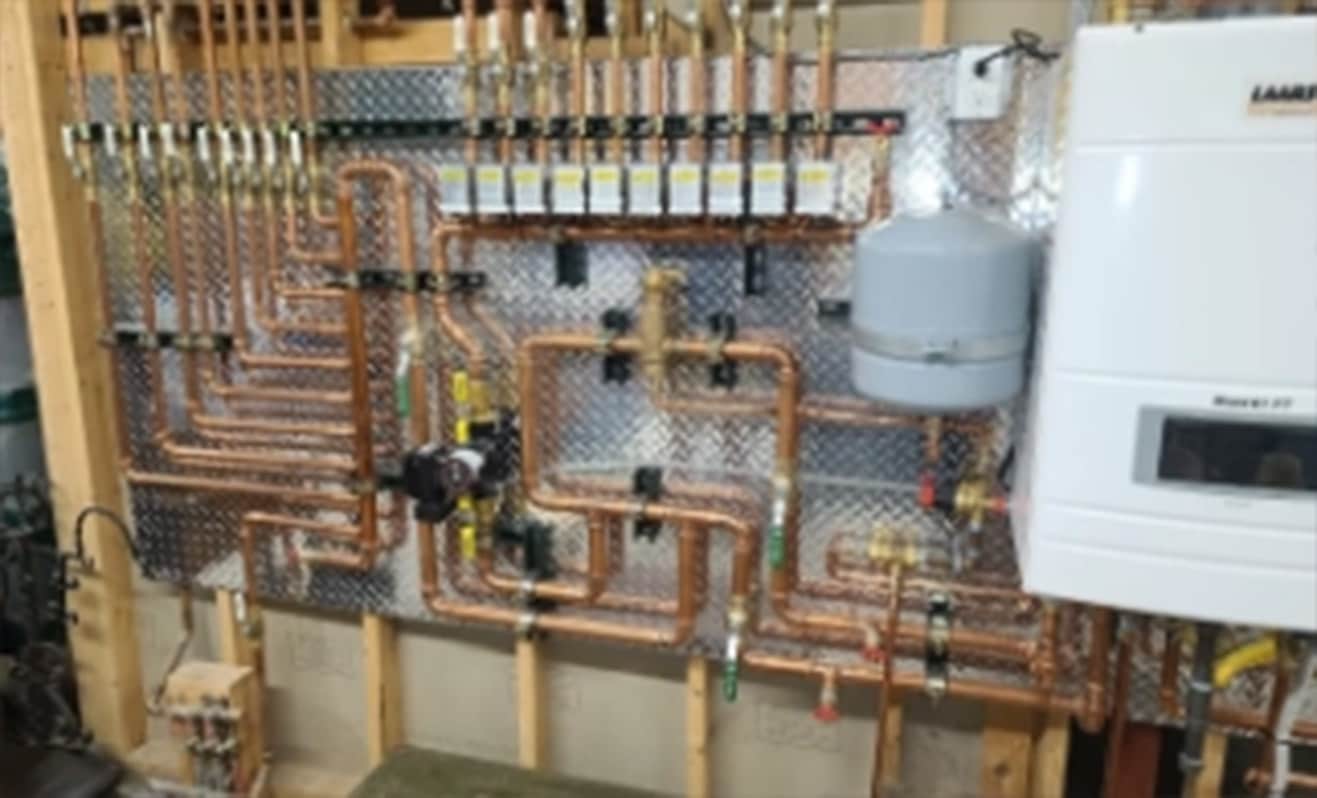 Golden West Plumbing, Heating, Air Conditioning, and Electrical showcases precision craftsmanship with their expertly designed plumbing systems, ensuring top-notch service and reliability.