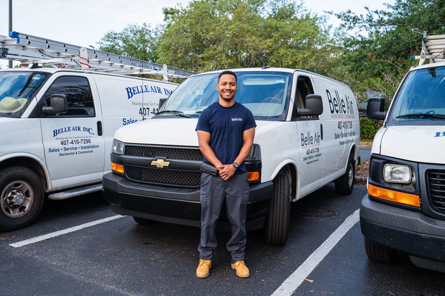 Belle Air's professional team is always ready to deliver outstanding HVAC services wherever you need them.
