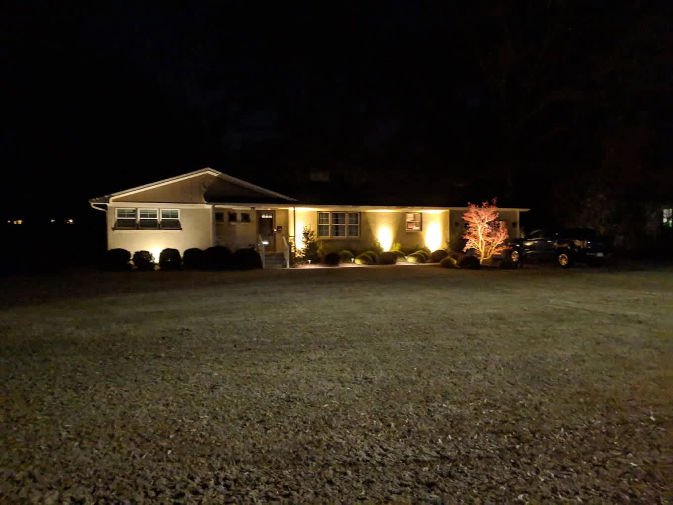 Illuminate your home's beauty and security with Dawson's Electric & Air's professional lighting solutions.