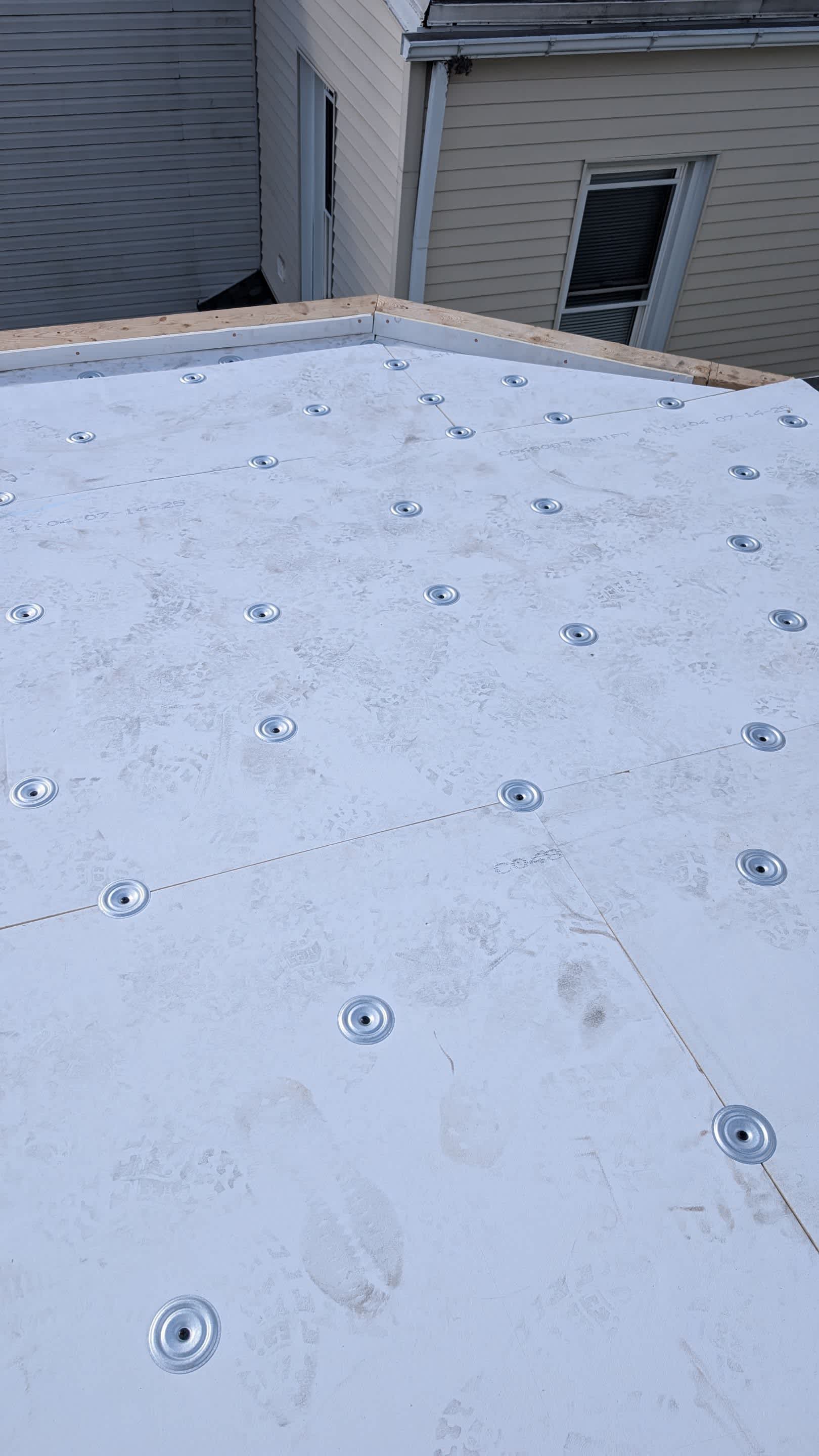Careful installation and durable fastening on this residential roof show Mosaic Roofing & Exteriors' commitment to lasting craftsmanship and protection.