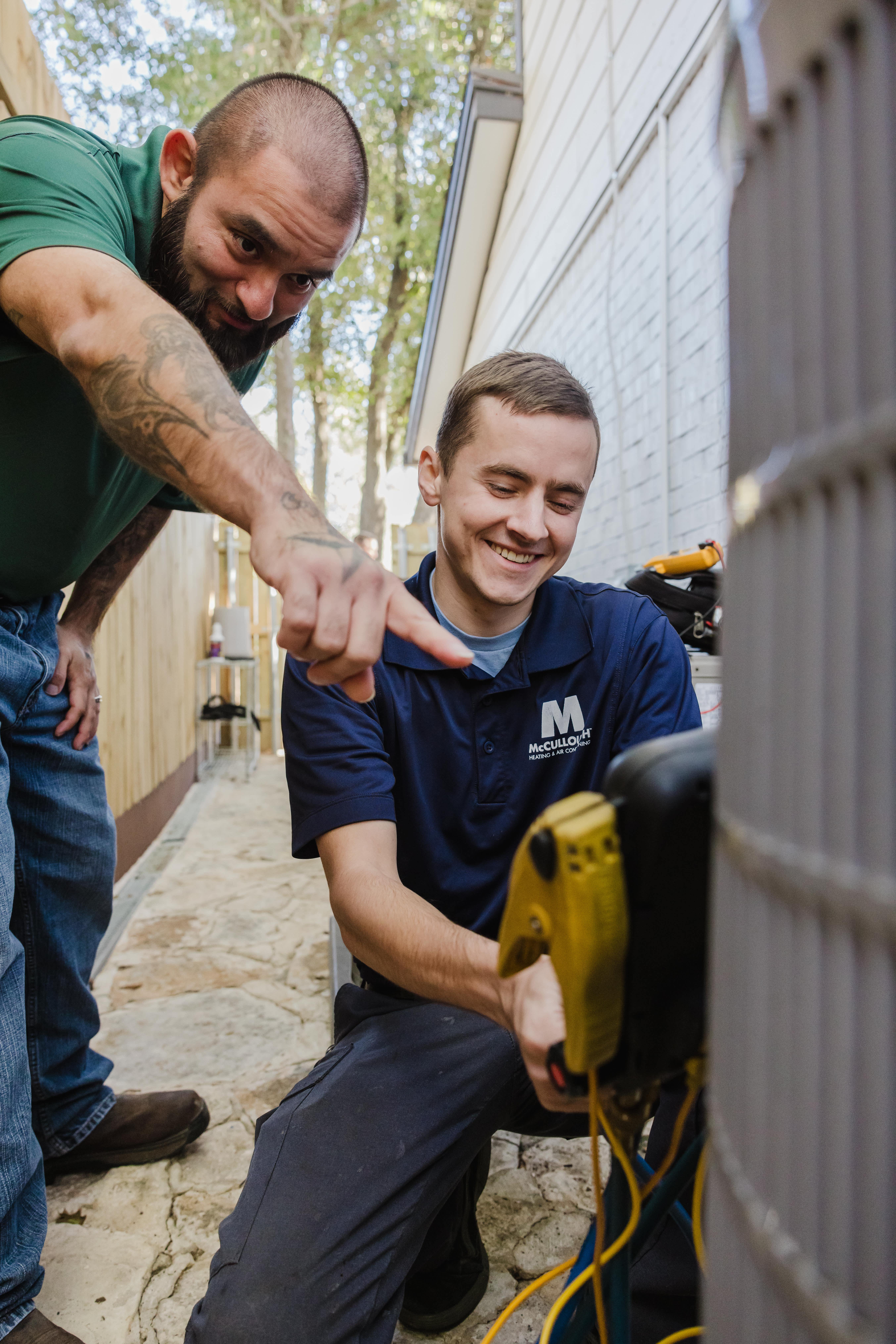 Experience comfort and professionalism with McCullough Heating & Air Conditioning's expert services.