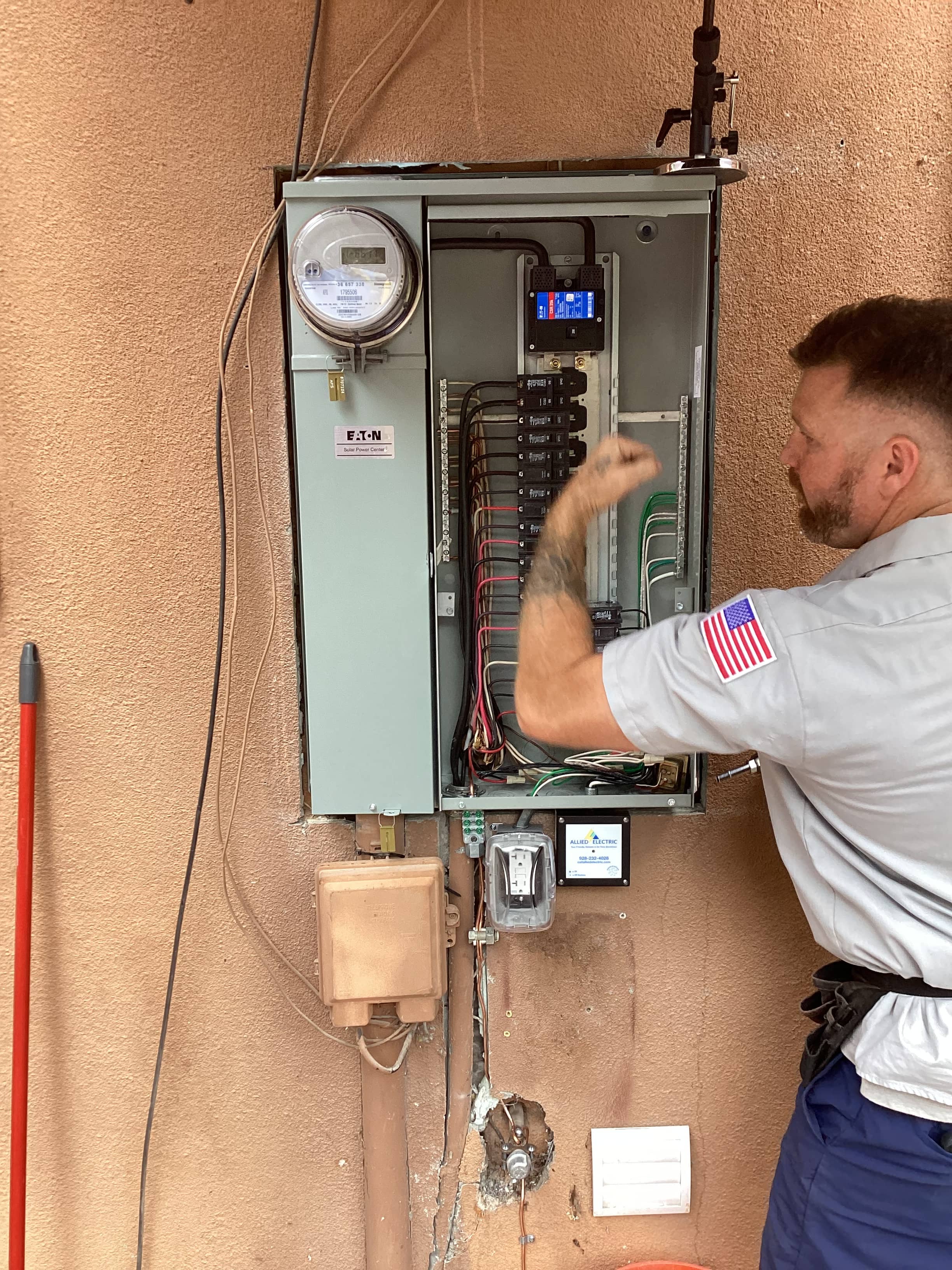 Allied Electric ensures top-notch electrical panel service with professional expertise and quality care.