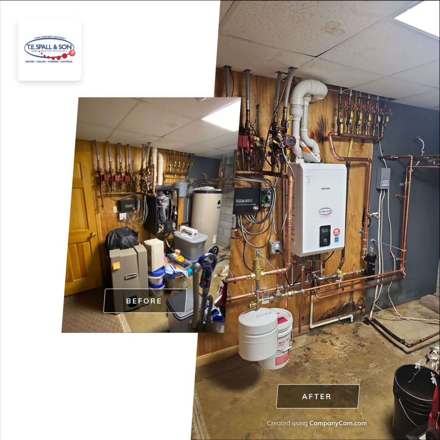 Experience top-notch heating system transformations with T.E. Spall & Son, bringing innovation and efficiency to your home.