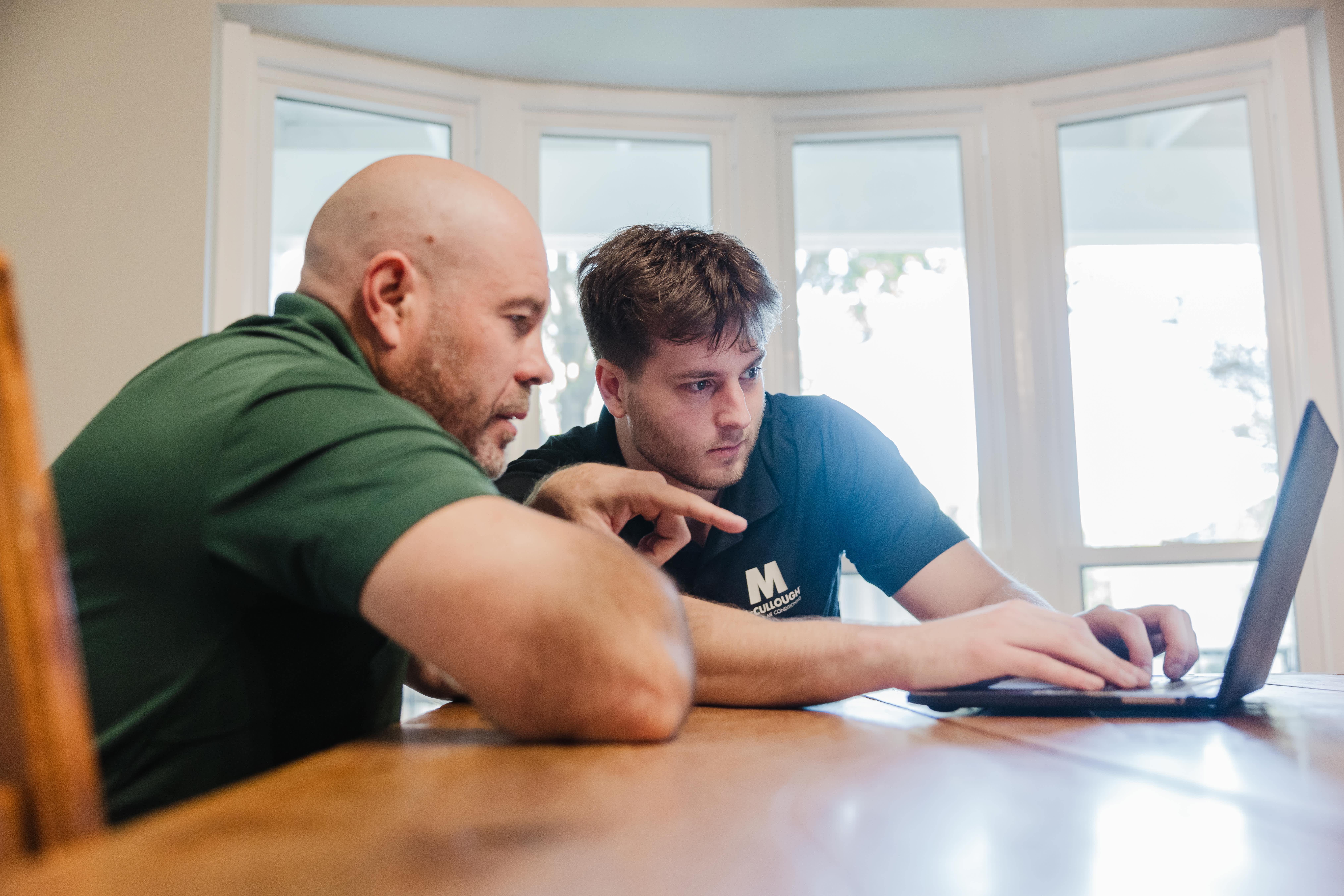 McCullough Heating & Air Conditioning embodies teamwork and professionalism to provide you with top-notch service.