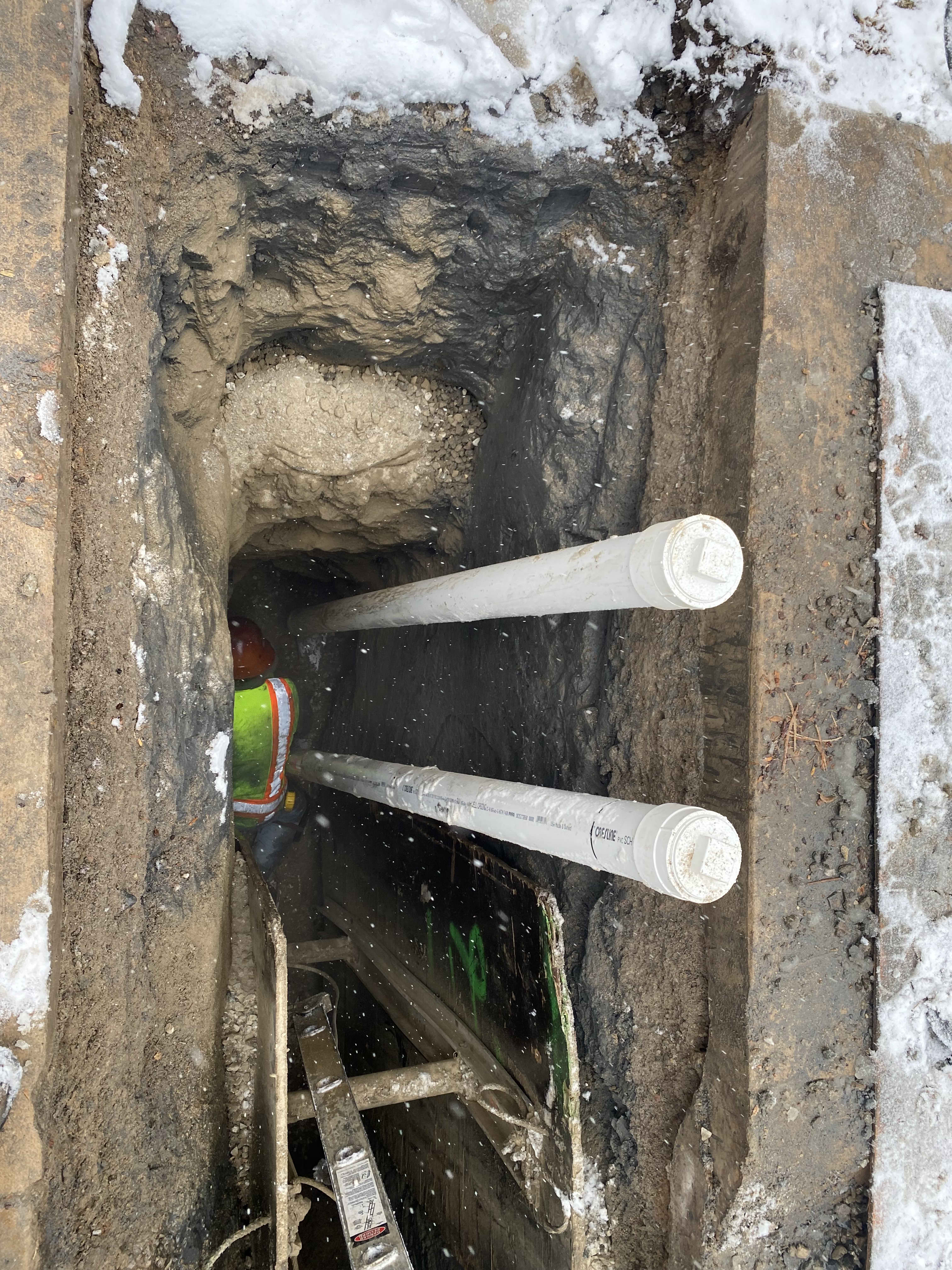 At Bell Plumbing, Heating, Cooling & Electrical, we expertly handle complex outdoor projects regardless of the weather, ensuring your home's systems run smoothly.