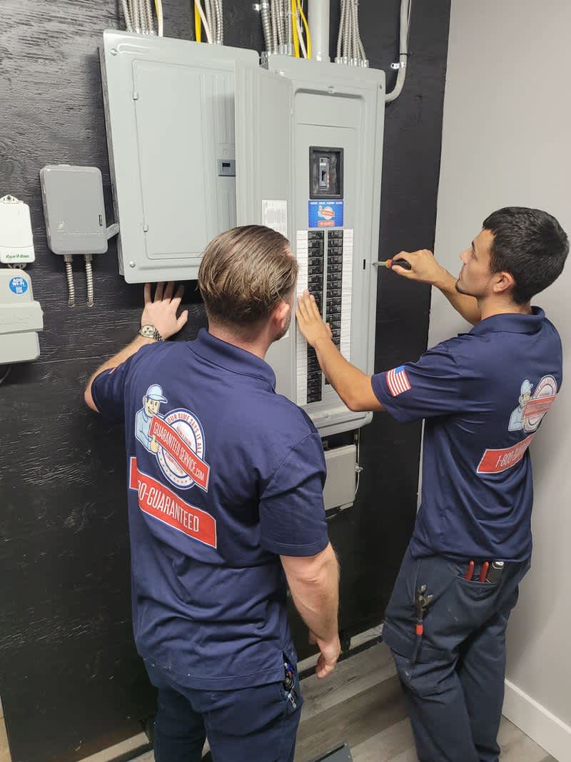 Ensuring your home's safety with professional electrical services. Guaranteed Service delivers expertise you can rely on!