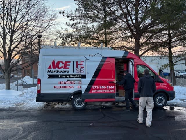 Parrish Services arrives fully equipped and ready to tackle heating, plumbing, or electrical needs with dependable winter-ready professionalism.