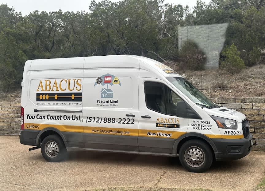 Reliable, professional service on display with clear contact details and membership benefits, trust Abacus Plumbing, Air Conditioning, & Electrical for fast support.
