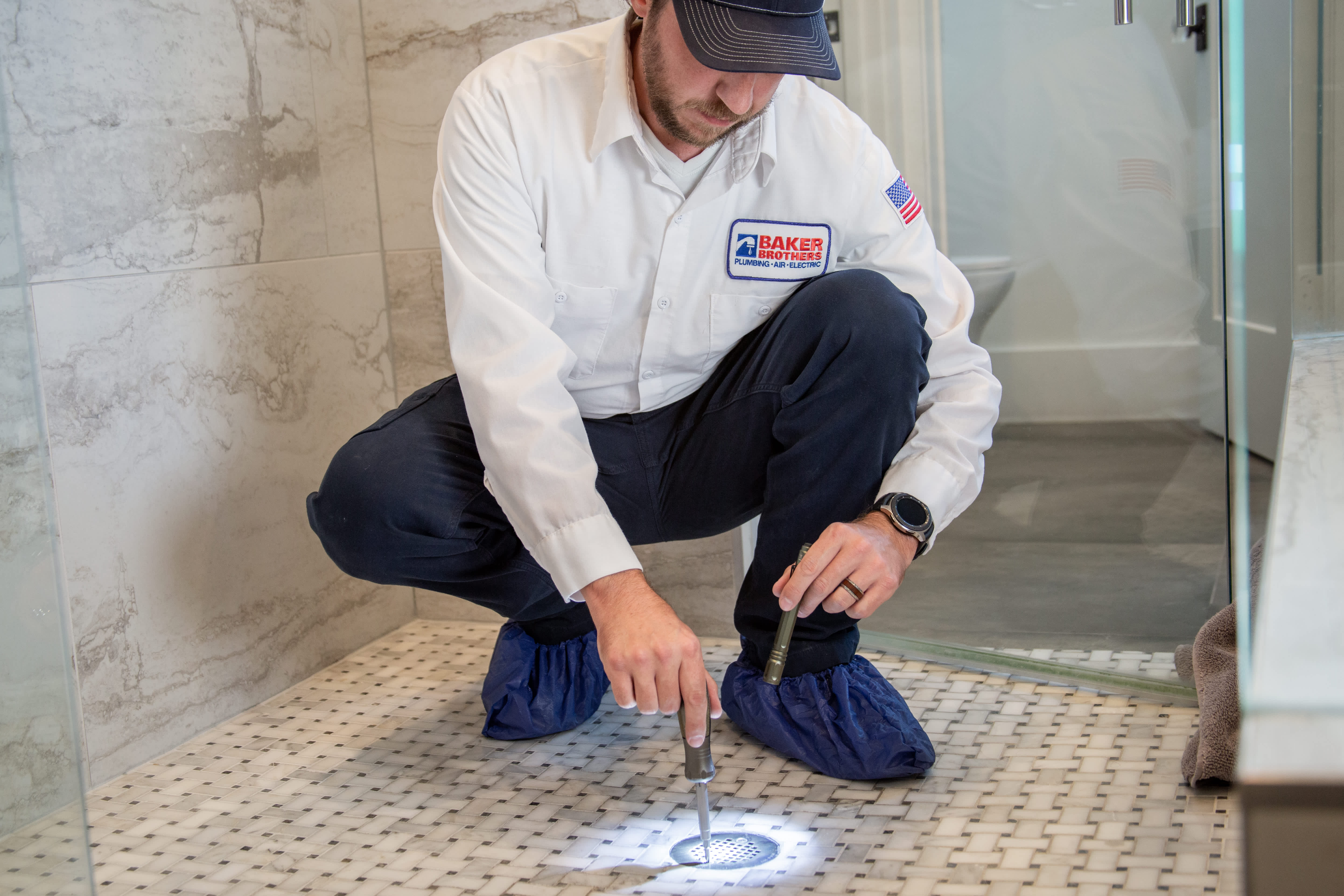 Baker Brothers Plumbing, Air & Electric: Ensuring top-tier plumbing services with precision and professionalism.