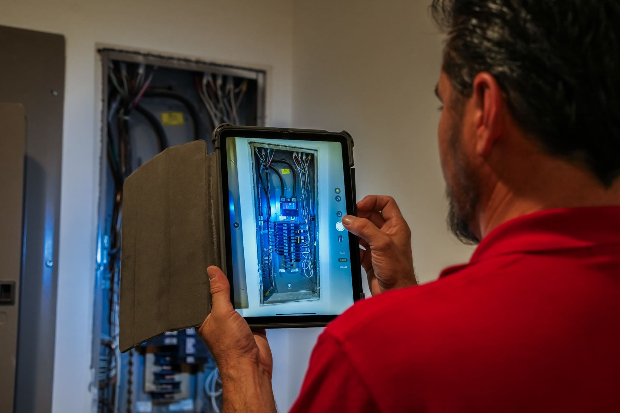 Parrish Services documents every electrical inspection with clear digital photos, giving homeowners confidence in safety and quality.