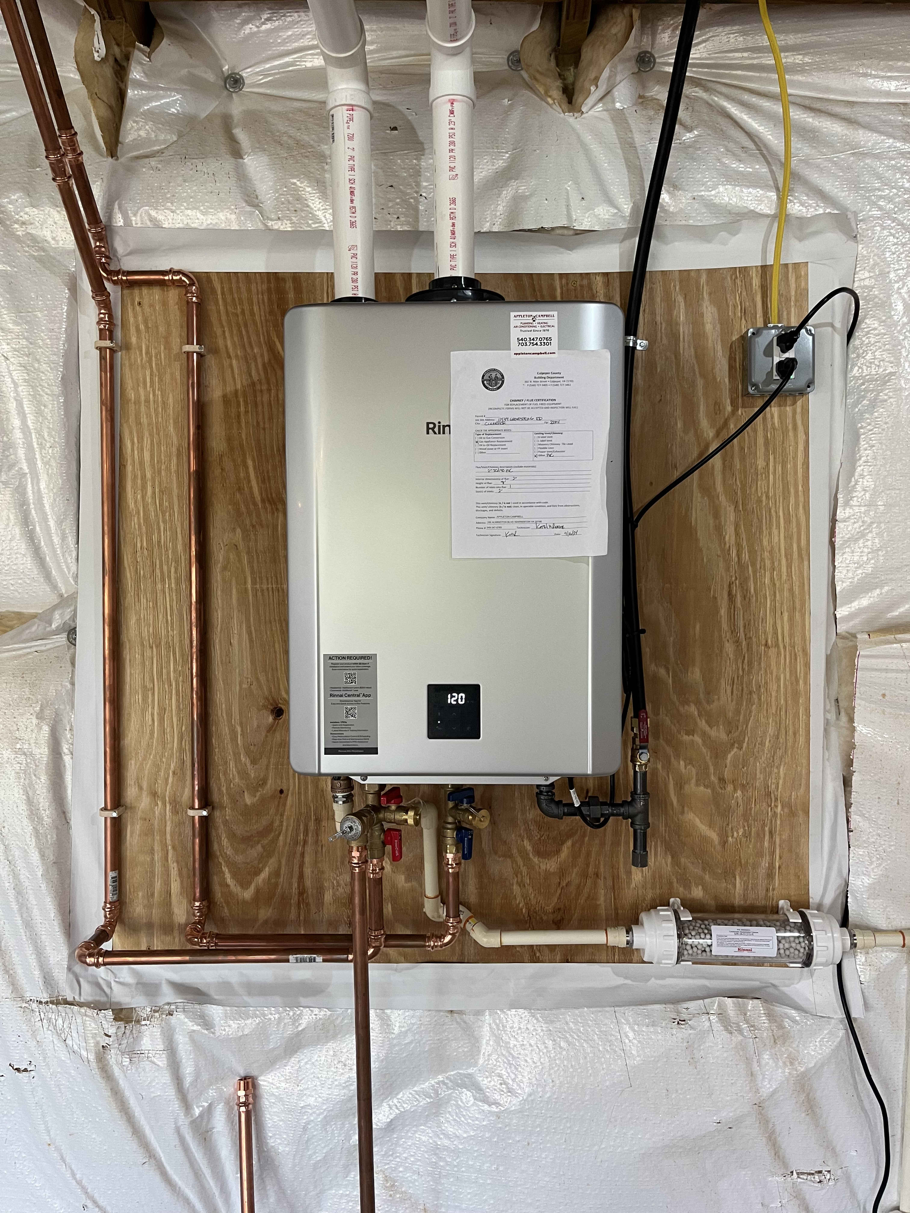 Trust Appleton Campbell for professional and efficient plumbing services, ensuring high-quality installations every time.