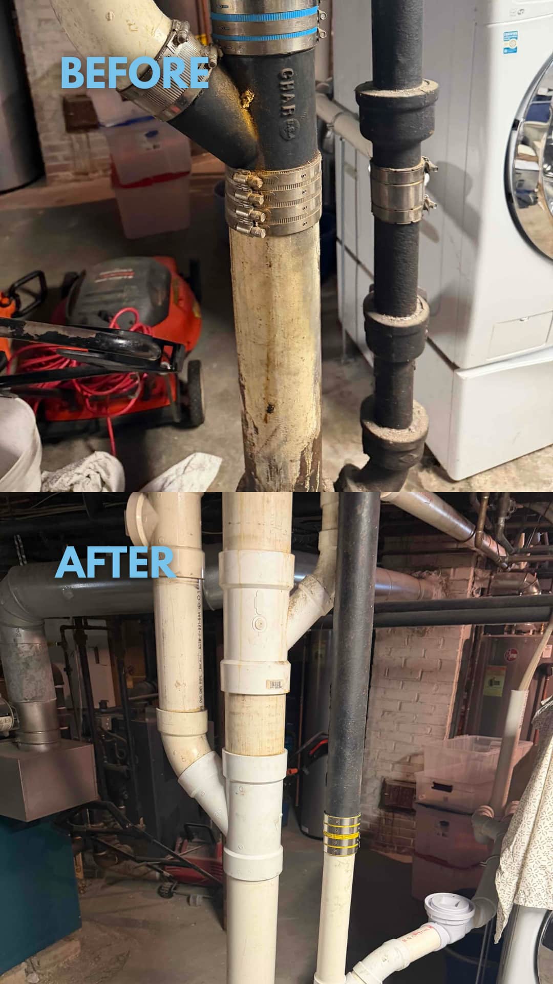 Experience unmatched plumbing transformations with Akian Plumbing, Heating, Cooling & Electric, where old meets new for enhanced reliability.