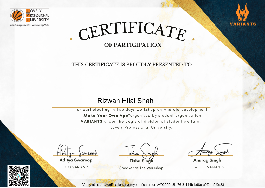 Application Development