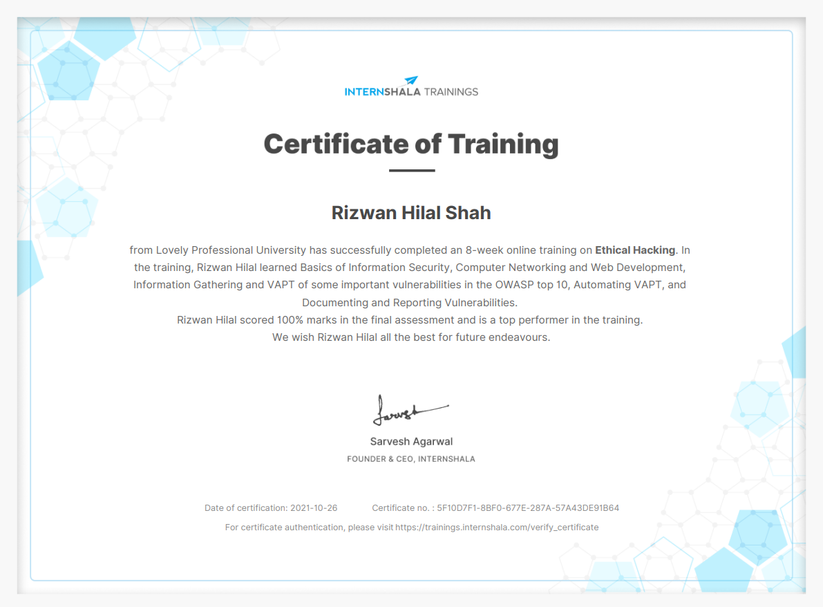 Ethical Hacking