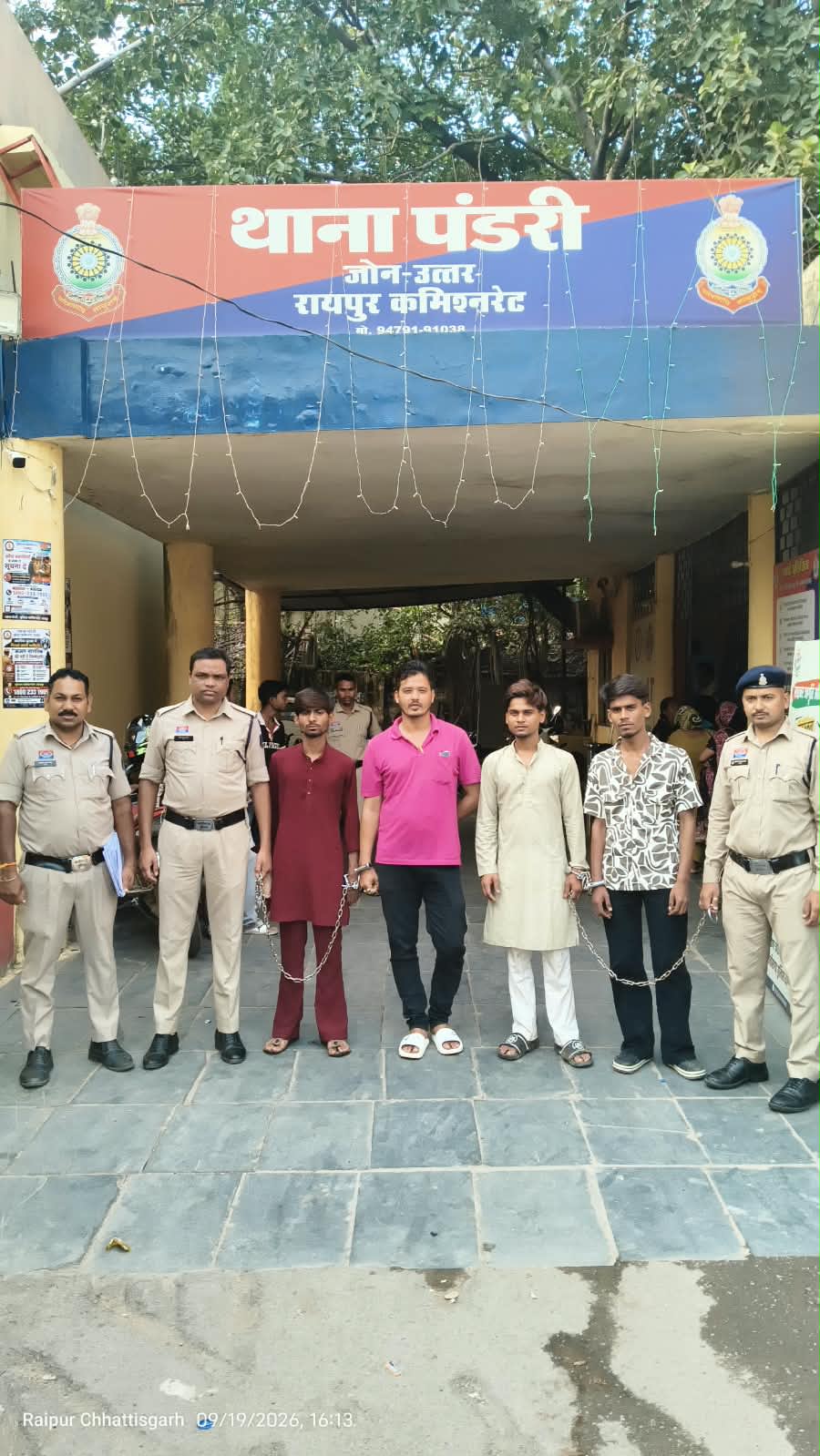 गणेश उत्सव को लेकर नॉर्थ जोन पुलिस की कार्रवाई, 13 व्यक्तियों पर प्रतिबंधात्मक कार्रवाई
