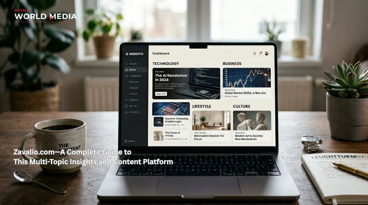 Zavalio.com—A Complete Guide to This Multi-Topic Insights and Content Platform - Prime World Media Business News