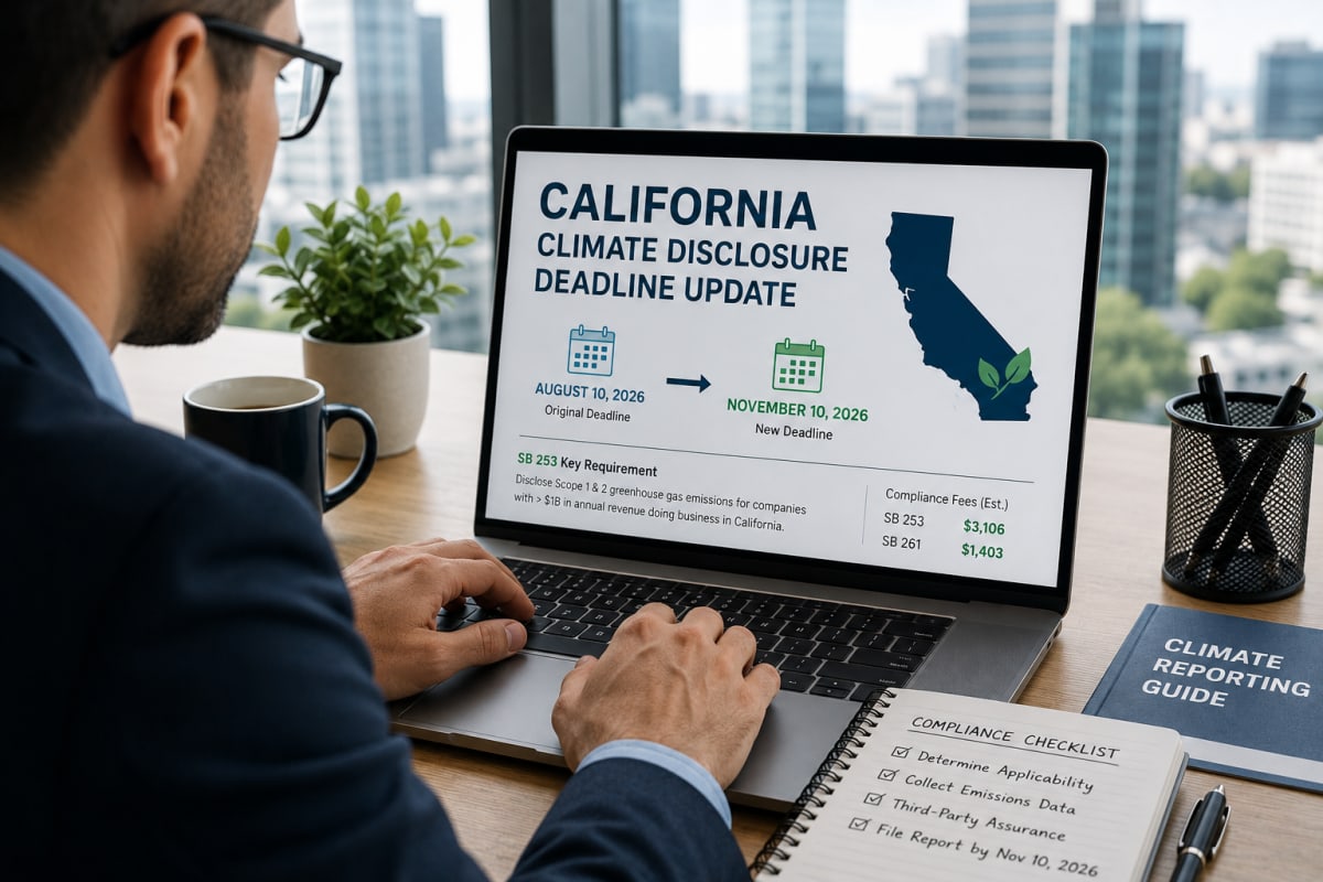 California's Climate Disclosure Deadline Just Moved to November — Is Your Company Actually Covered? - Prime World Media Business Magazine