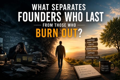 What Separates Founders Who Last From Those Who Burn Out?