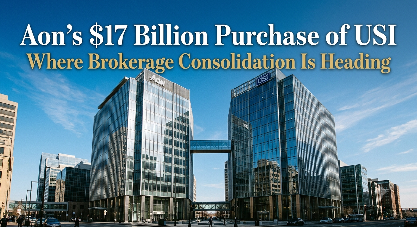 Aon's $17 Billion Purchase of USI Signals Where Insurance Brokerage Consolidation Is Actually Heading