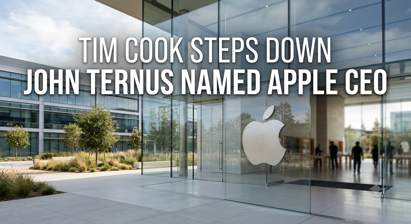 Tim Cook Is Officially Out as Apple CEO — John Ternus Takes Over at One of the Company's Most Pivotal Moments