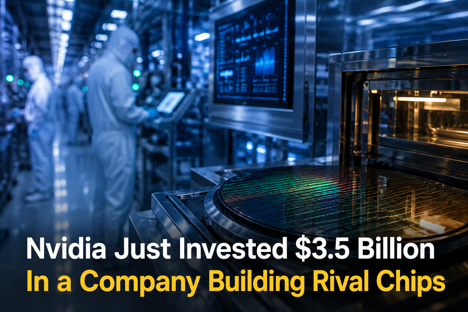 Nvidia Just Invested $3.5 Billion in a Company Building Chips to Compete With It — Here's the Actual Strategy
