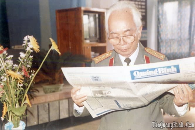 Đại tướng và những người làm báo Quảng Bình