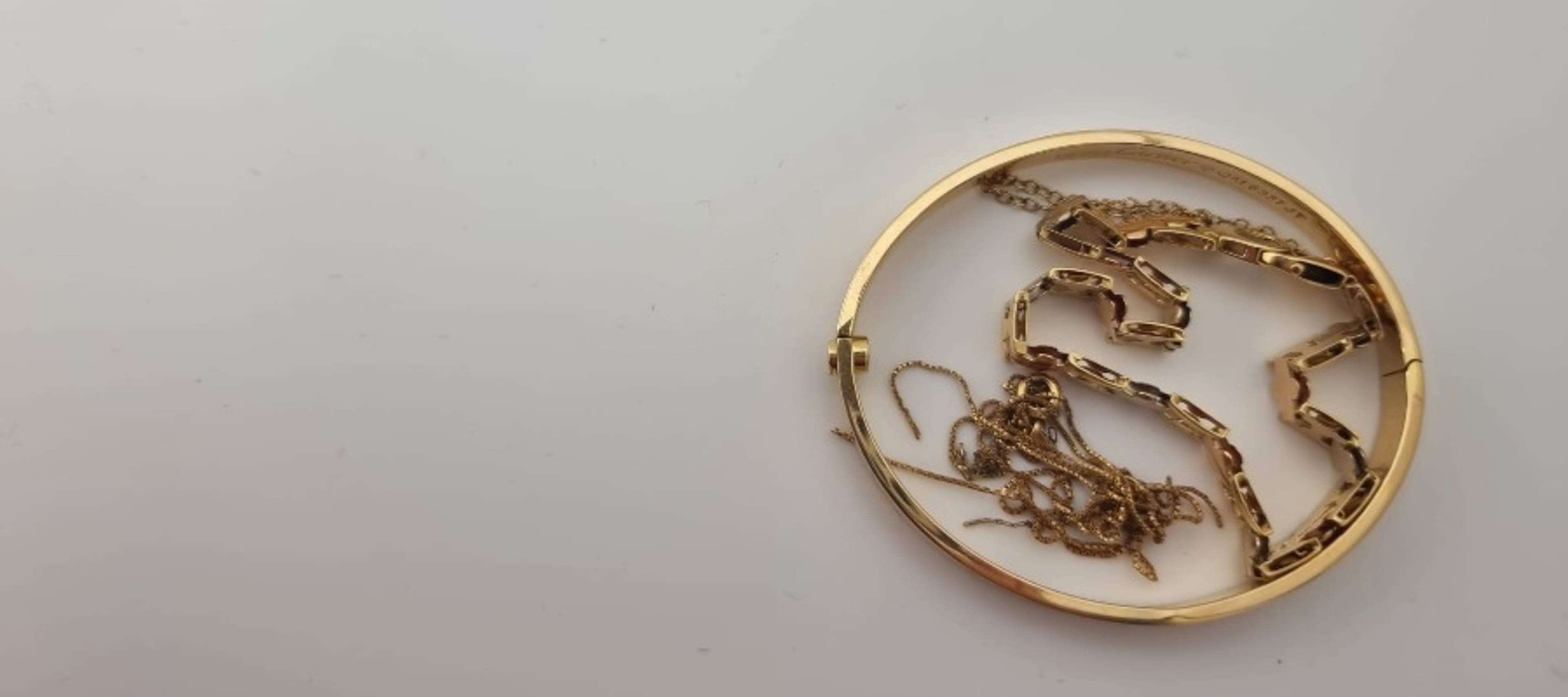 Hollow 18ct Bracelets