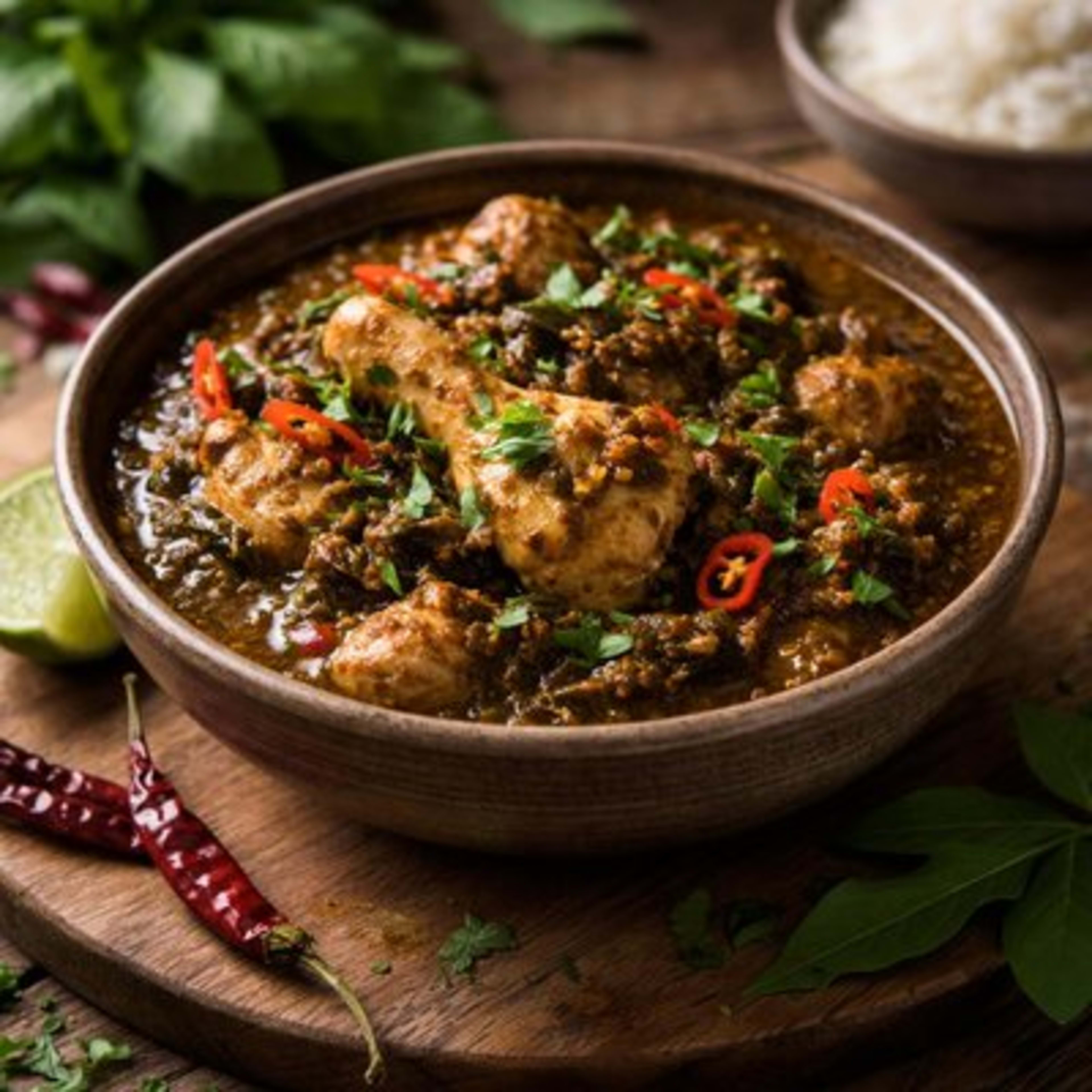 Gongura Chicken Curry