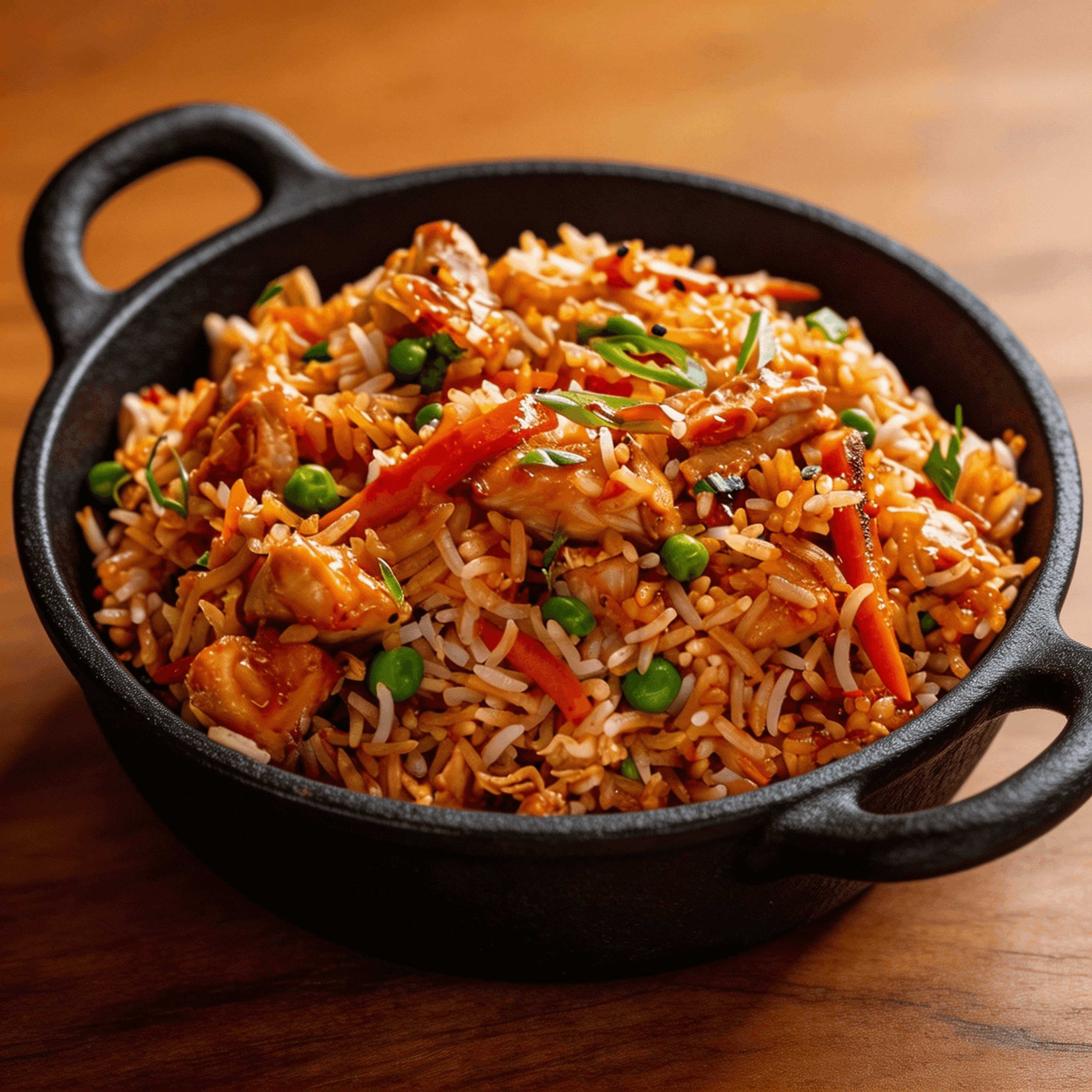 Schezwan Chicken Fried Rice