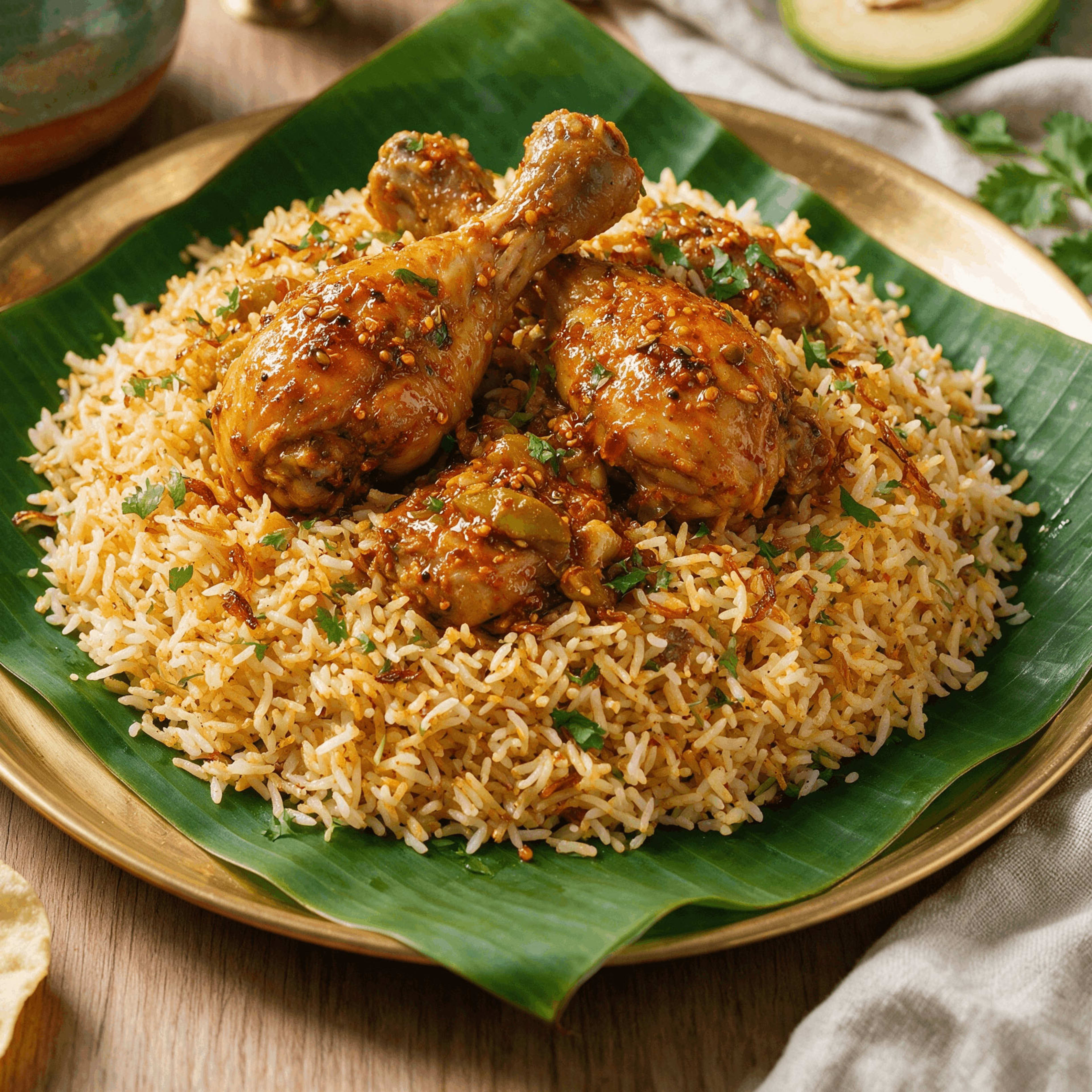 Avakai Chicken Biryani