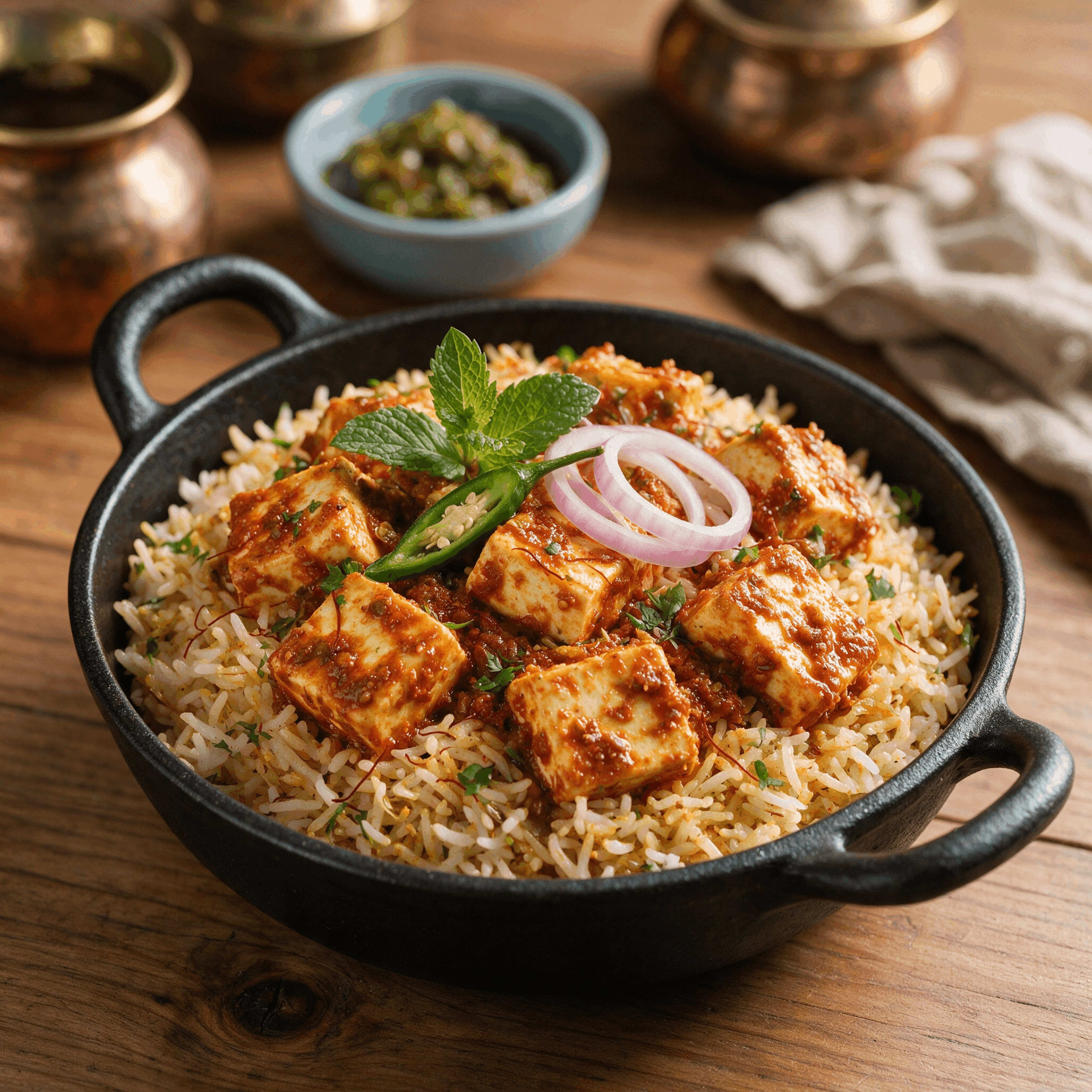 Avakai Paneer Biryani