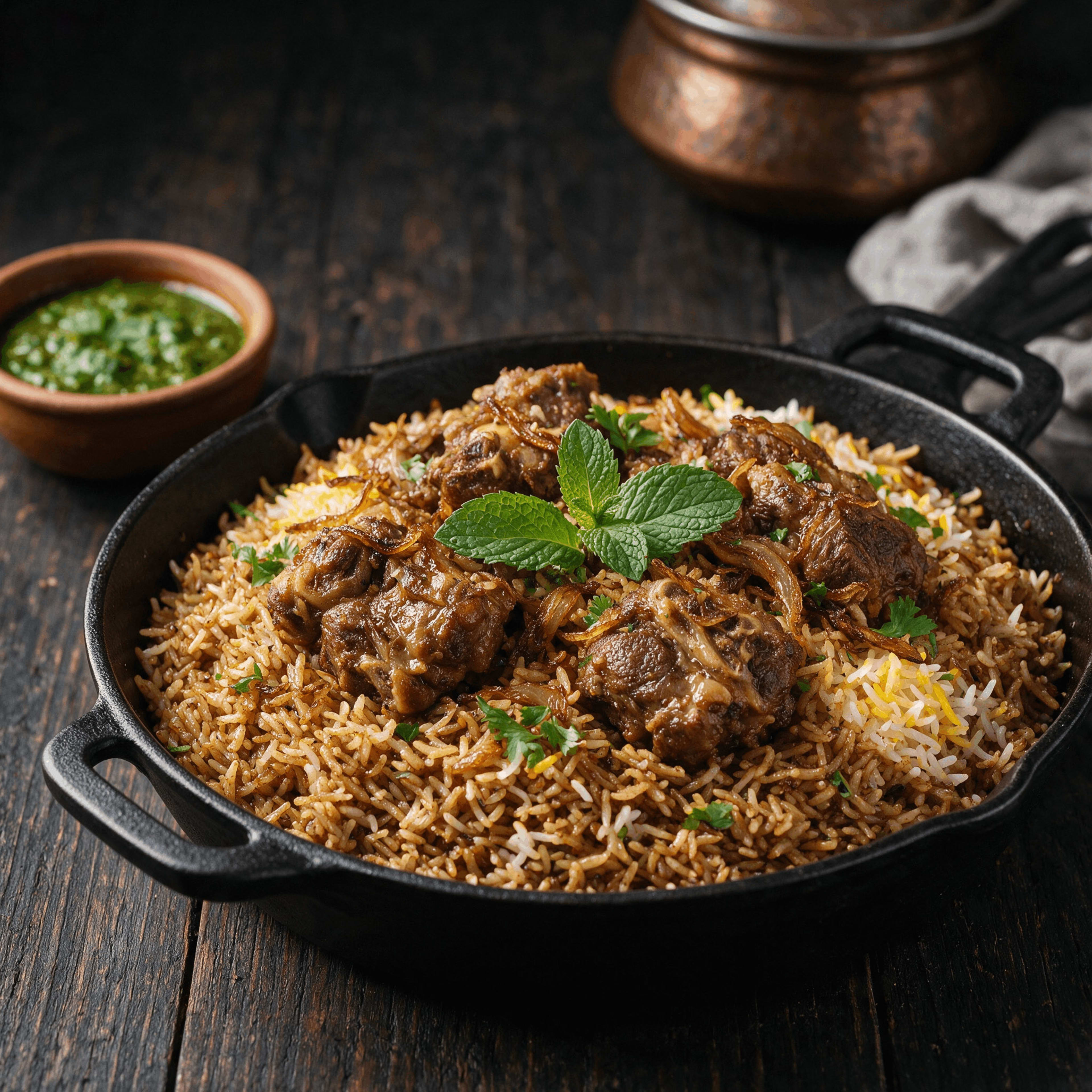 Ulavucharu Goat Biryani
